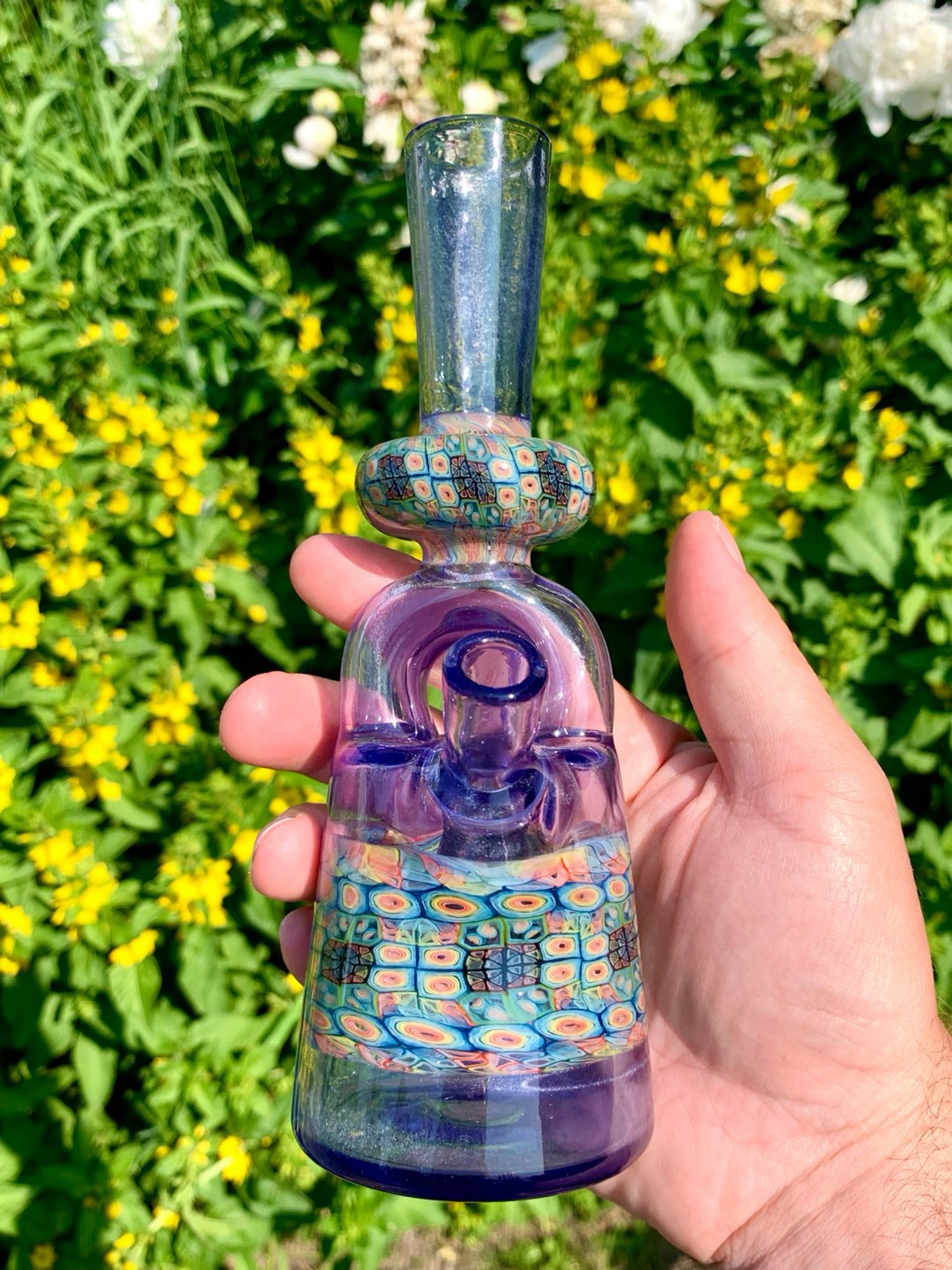 Preview pic of Jeff Heath Bar Murrine Stirrup Bottle