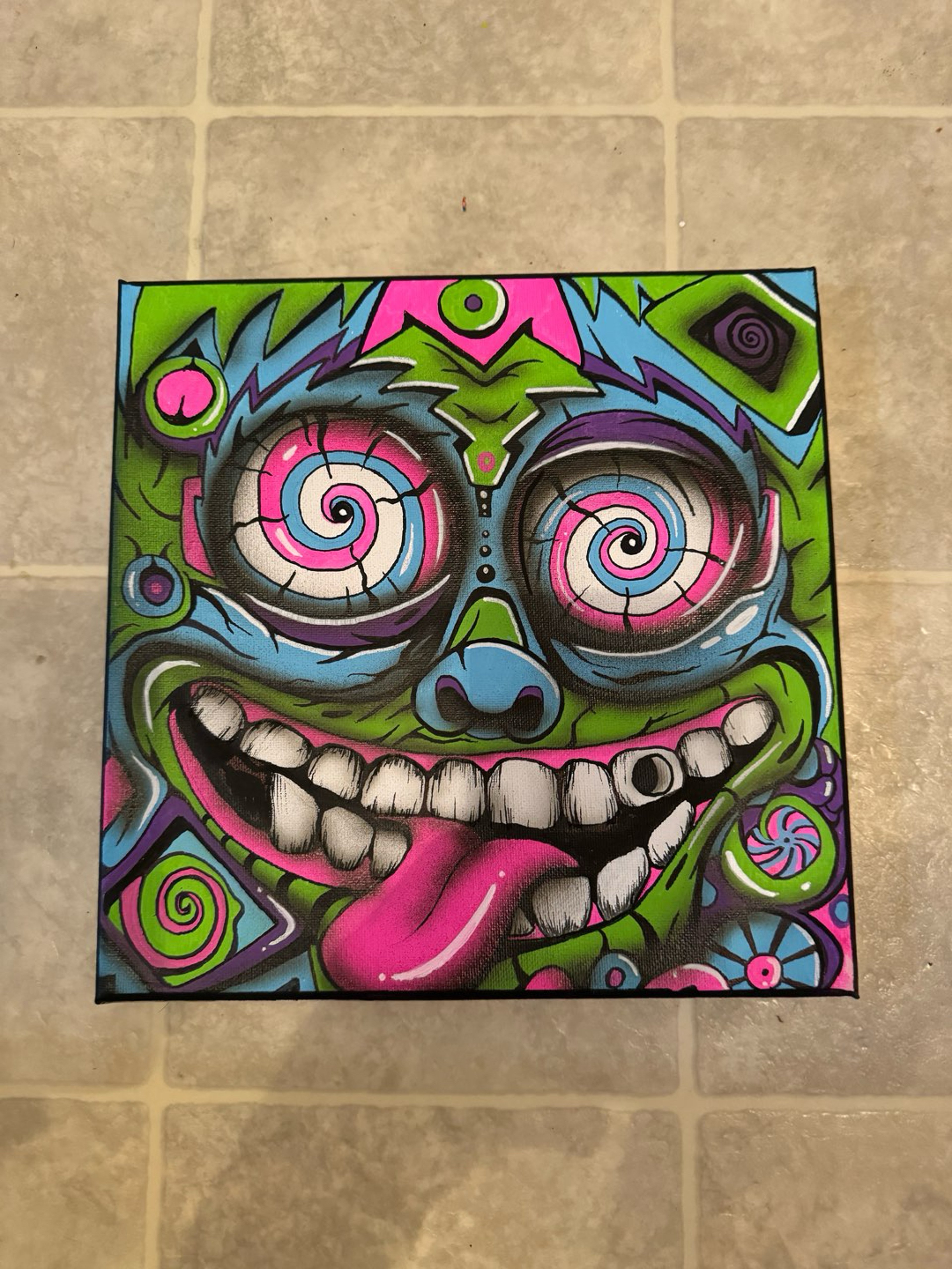 Preview pic of 10x10” original  canvas