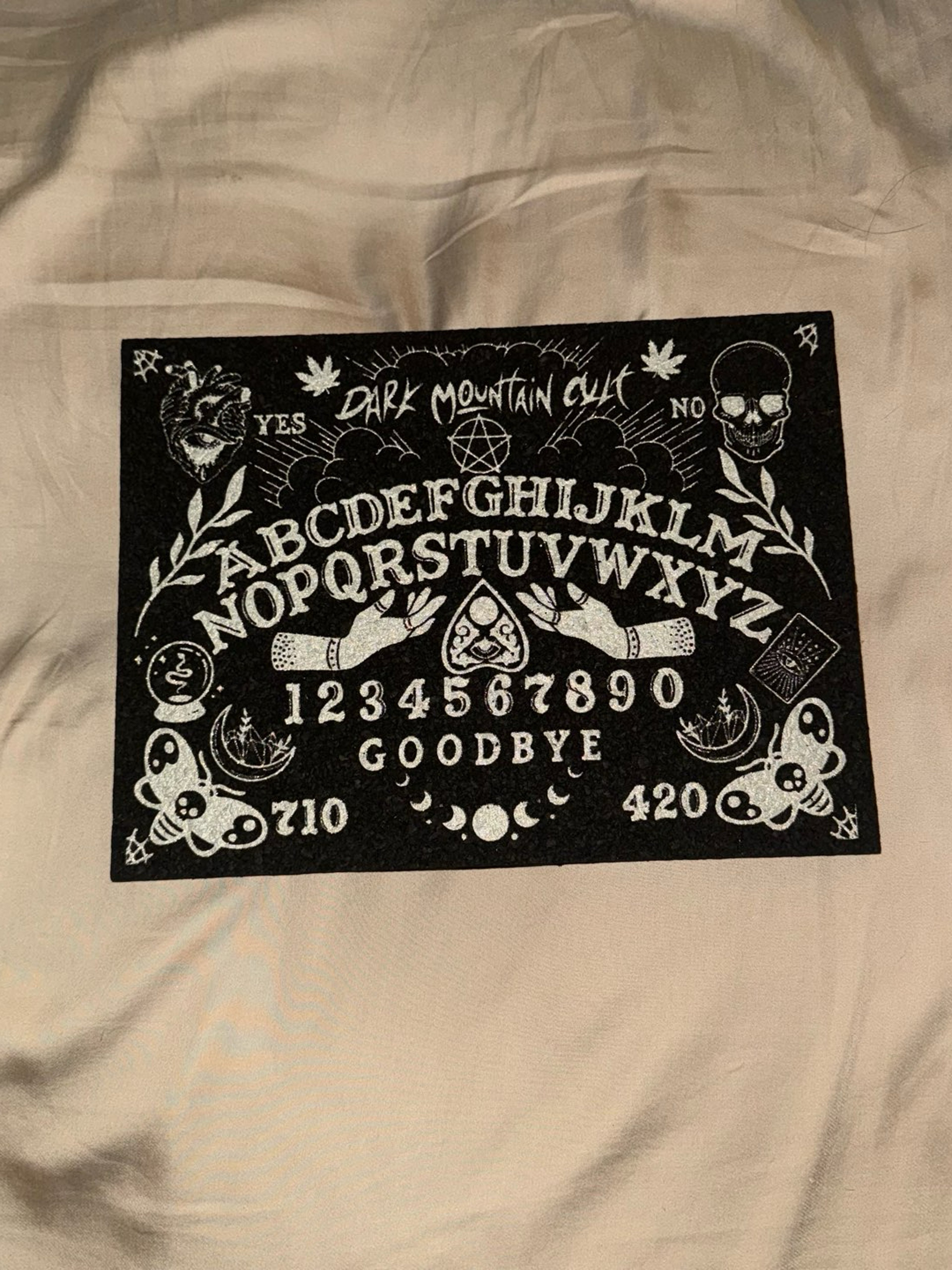 Preview pic of Black ouija board by dark mountain cult limited 20!