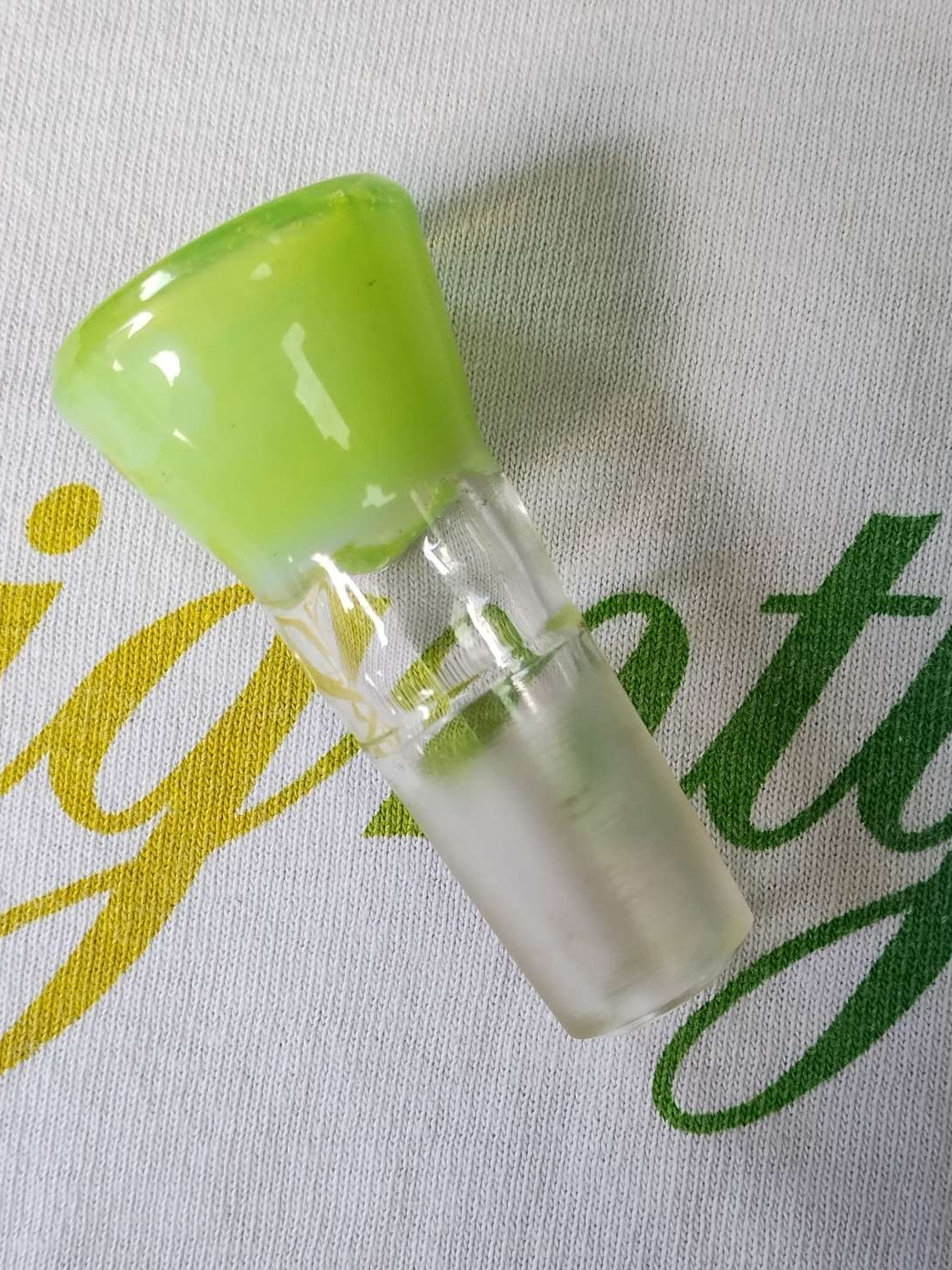 Preview pic of 2024 Gram's Glass 18mm 4-hole hornless slide FA in Slyme