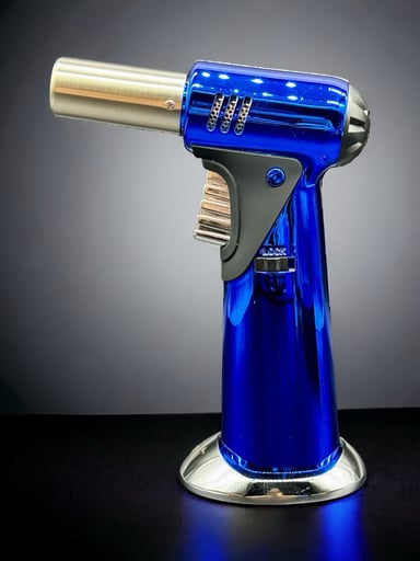 Preview pic of Powerful Table Scorch Torch Lighter Single Flame Blue