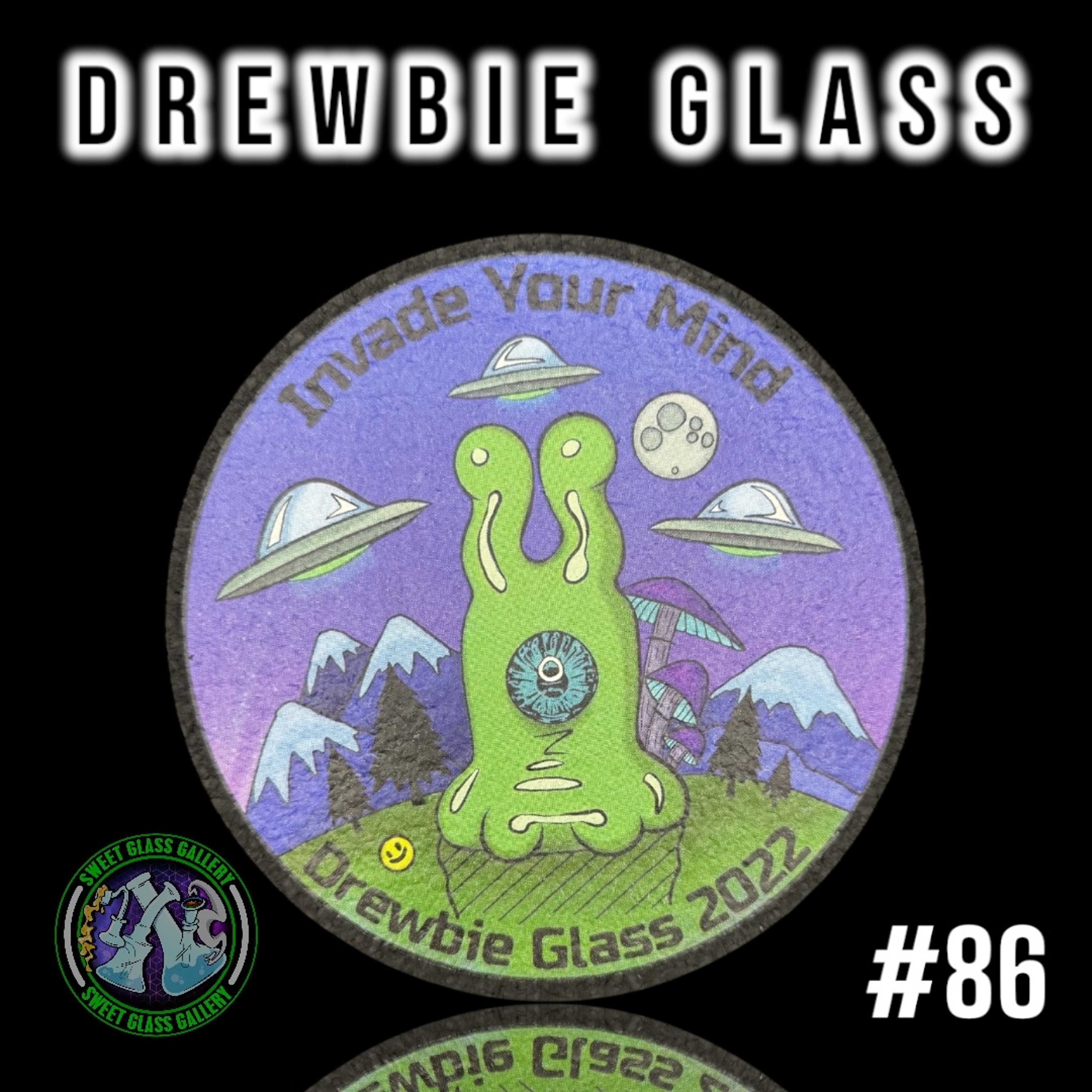 Preview pic of Moodmats - Dab Mat #86 - Drewbie Glass