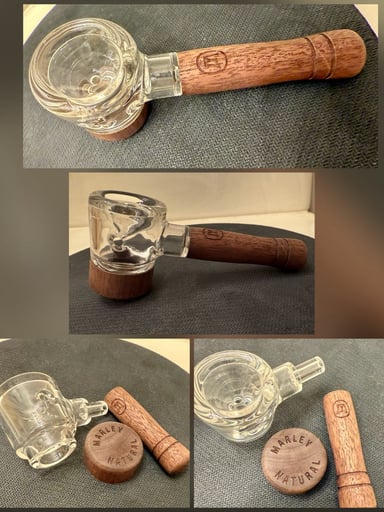 Preview pic of Marley Natural Glass Spoon Pipe