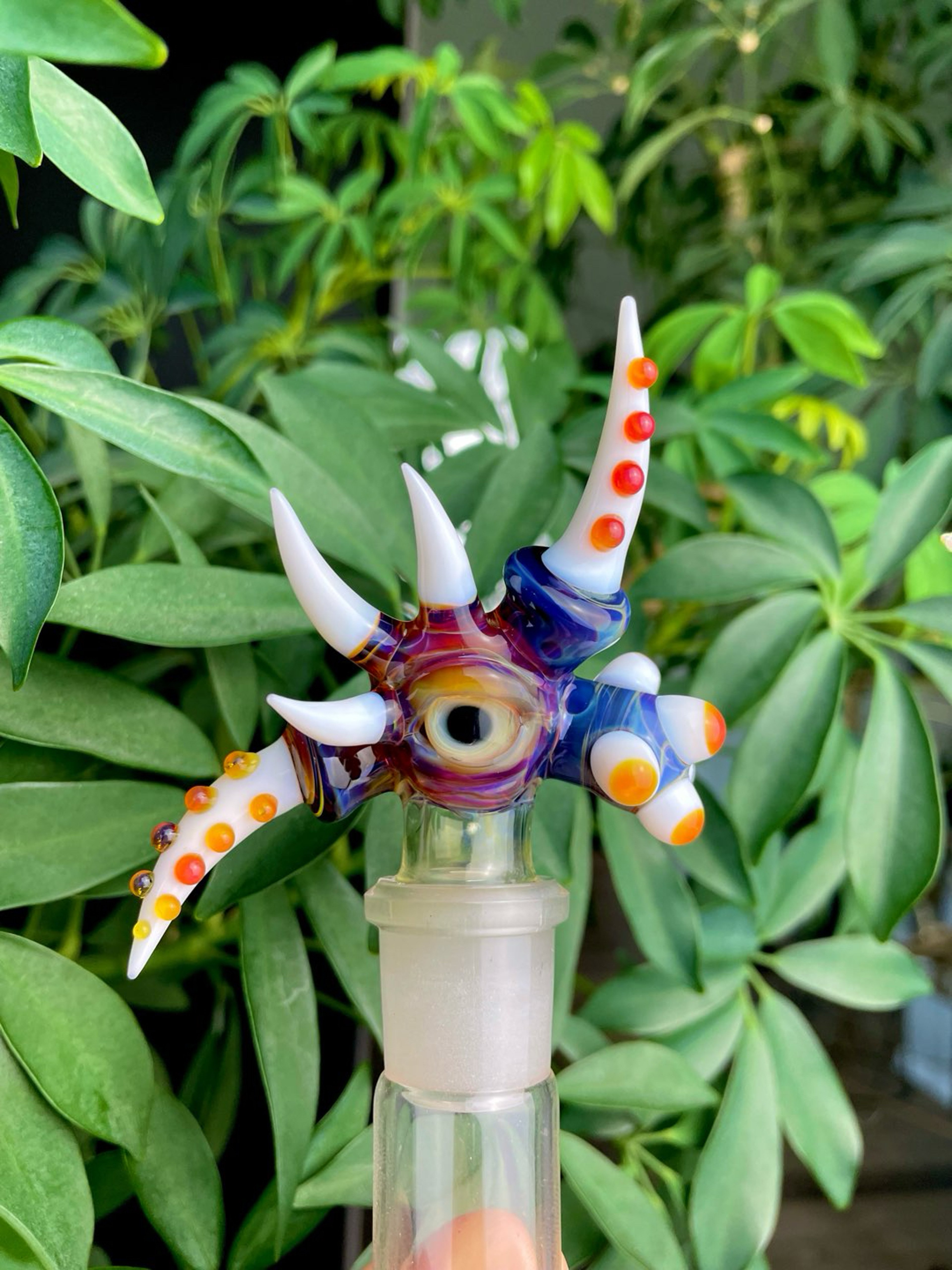 Preview pic of 18mm Amber Purple Papa P Creature slide