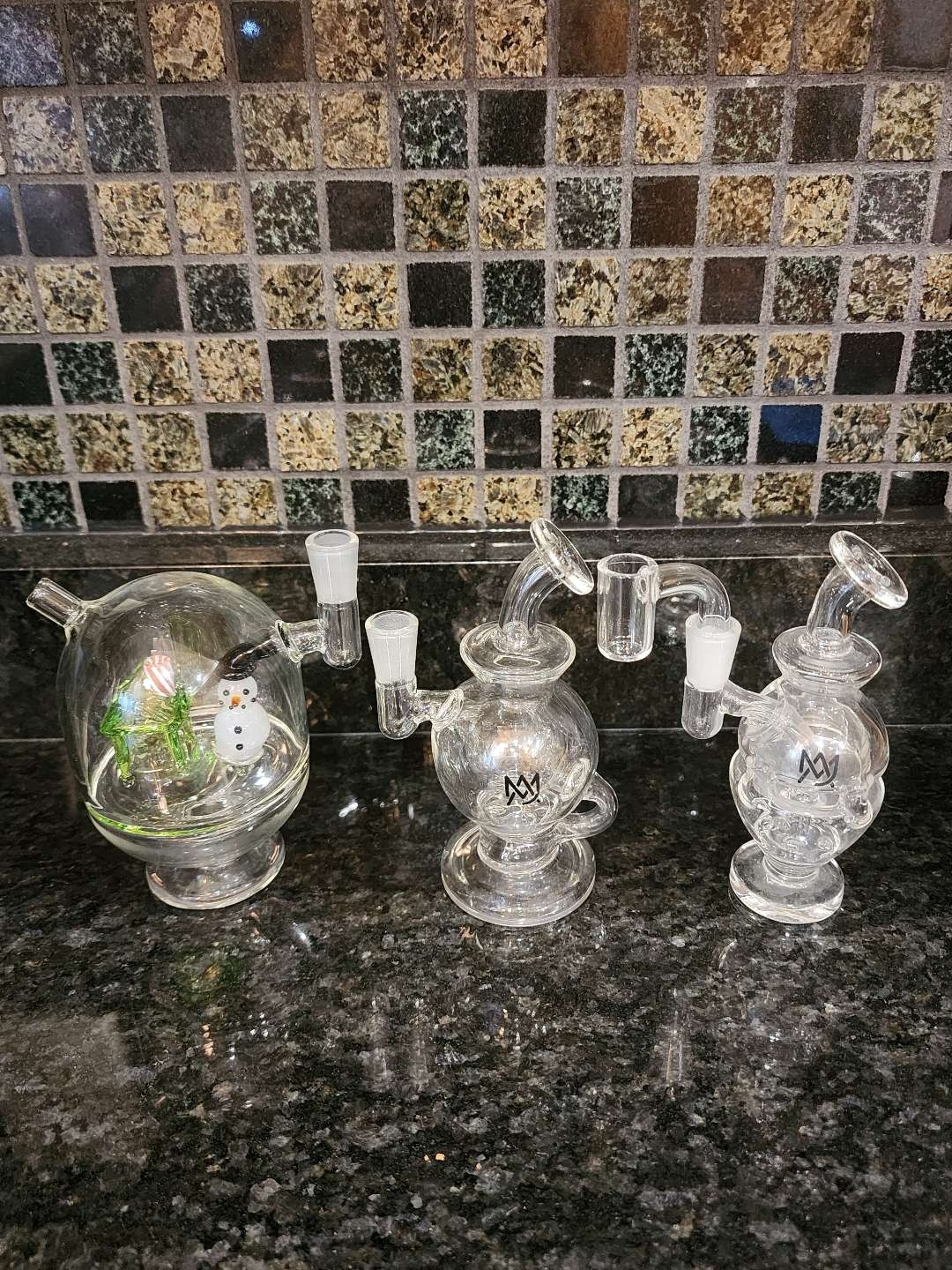 Preview pic of MJ Arsenal 10mm Mini Dab Rig Collection (3 mini rigs)