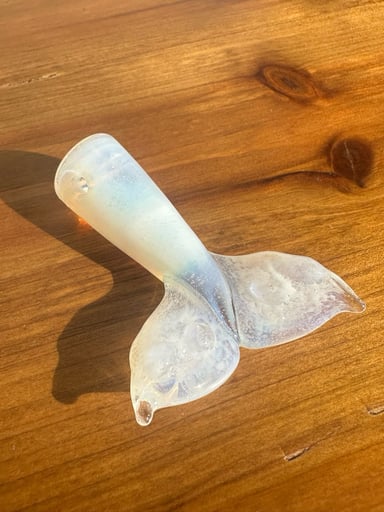 Preview pic of Moonstone Chadd Lacy Whale Tail Pendant