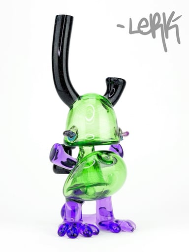 Preview pic of Lerk The World Full Body Crippy Green & Purple Rain Rig
