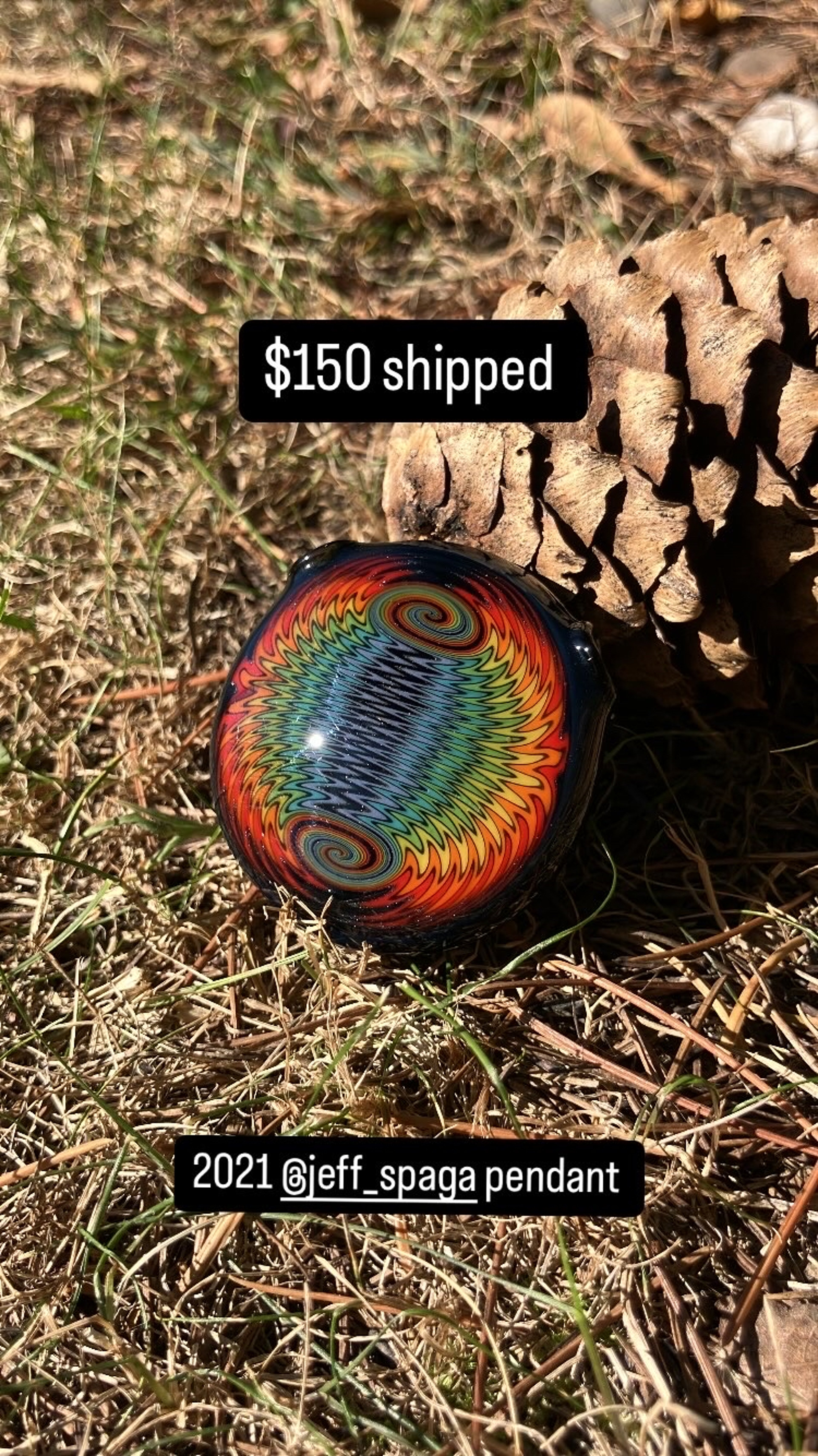 Preview pic of Jeff spaga rainbow pendant