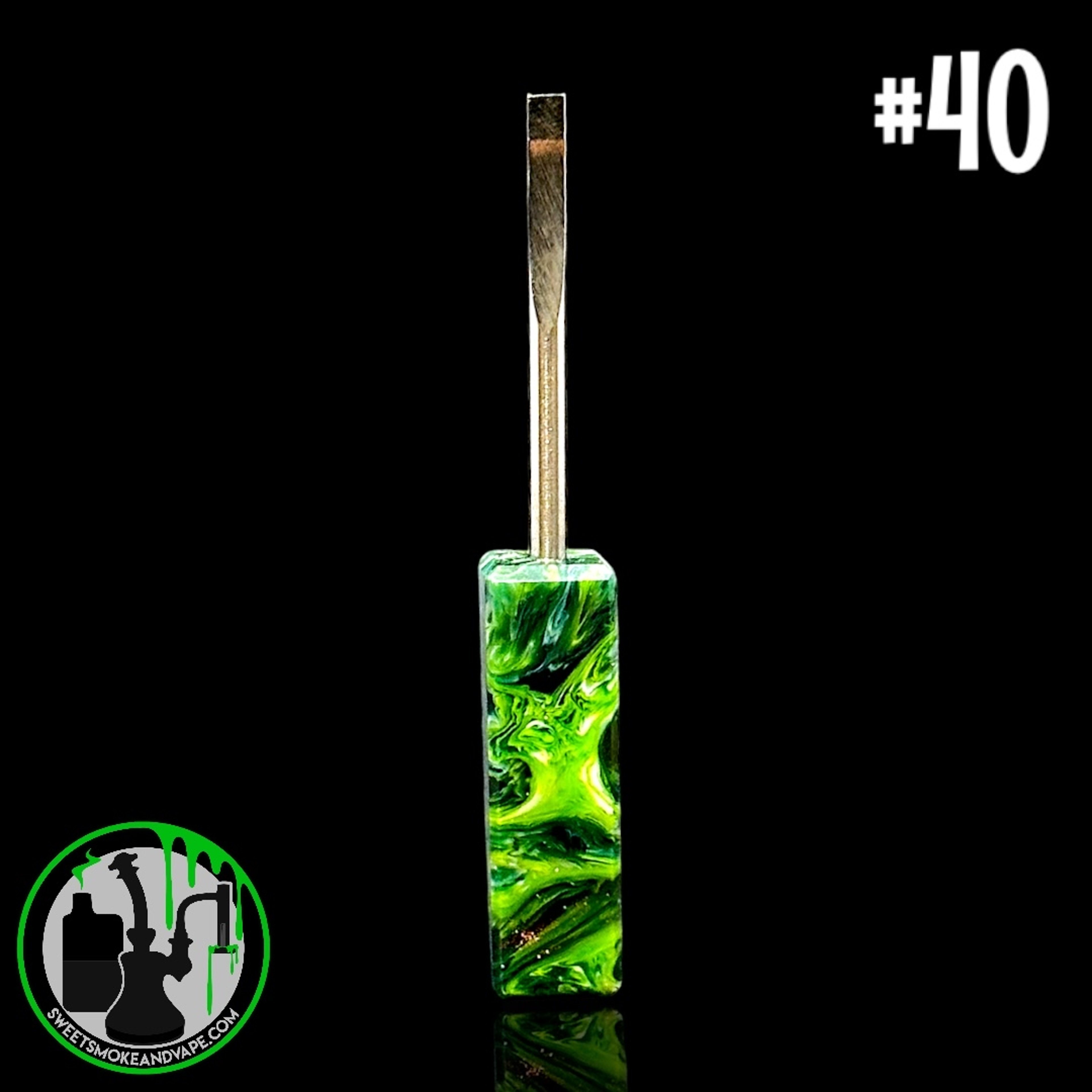 Preview pic of Dunkin Medz - Dunkin Dabbers Resin Dab Tool #40 (Travel Size)