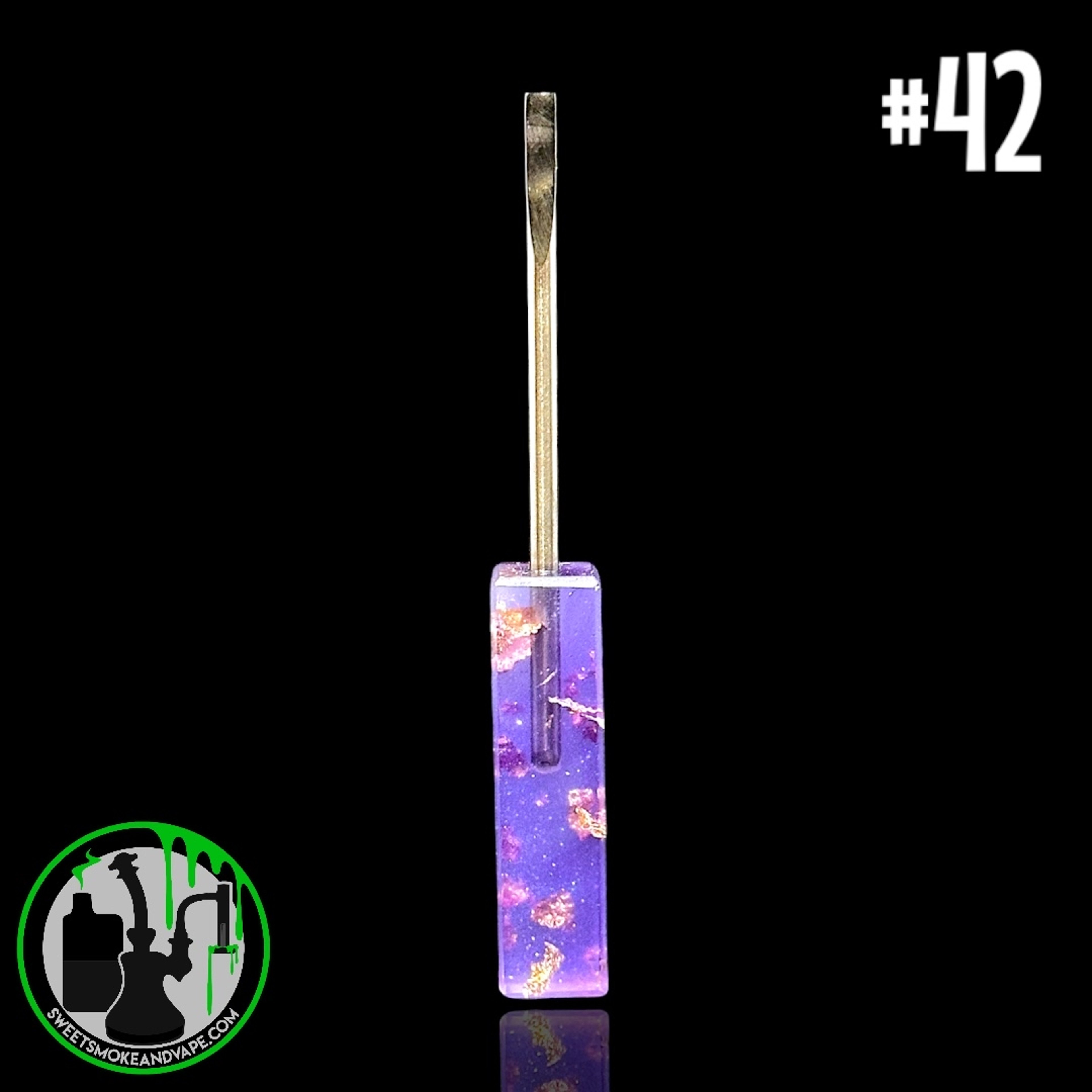 Preview pic of Dunkin Medz - Dunkin Dabbers Resin Dab Tool #42 (Travel Size)