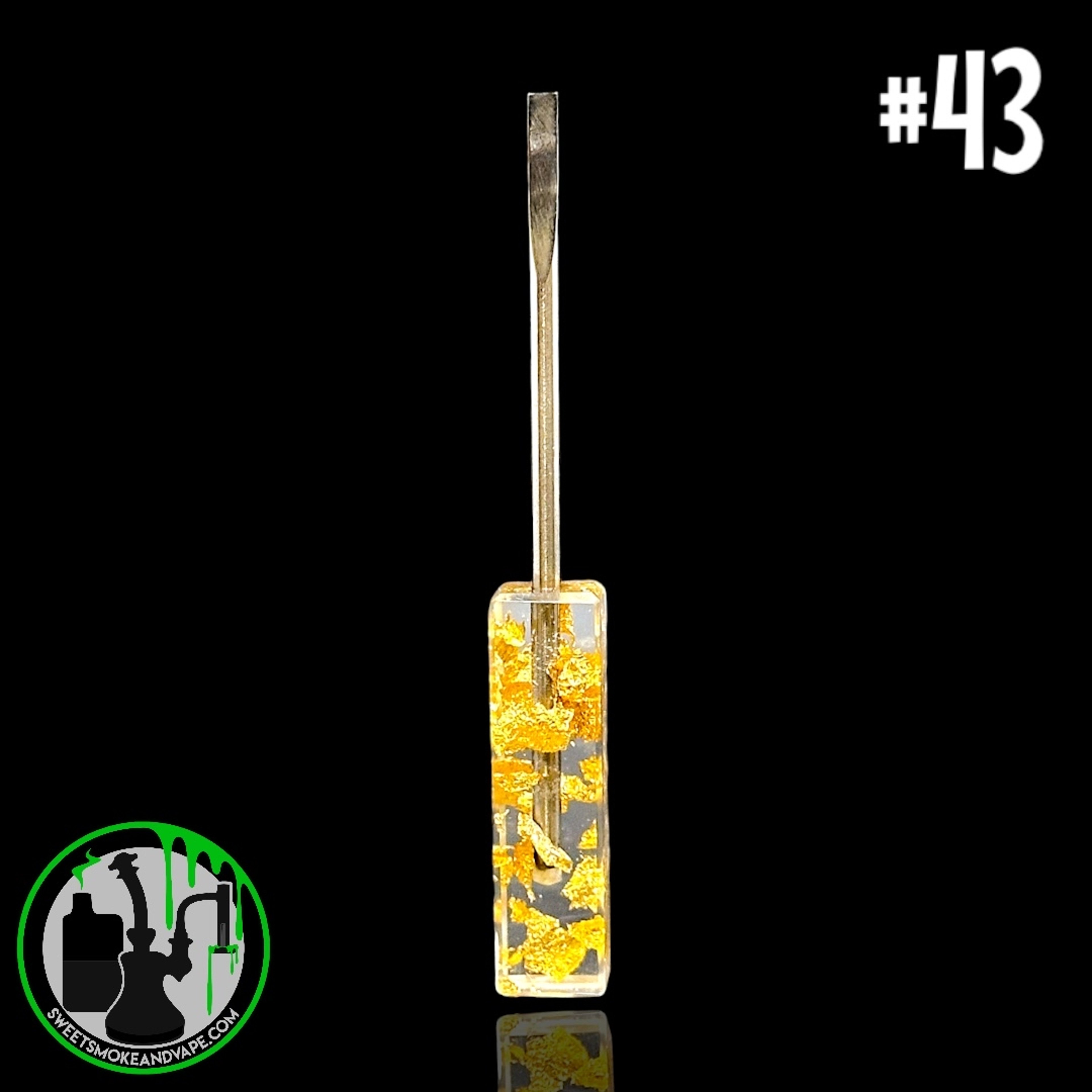 Preview pic of Dunkin Medz - Dunkin Dabbers Resin Dab Tool #43 (Travel Size)