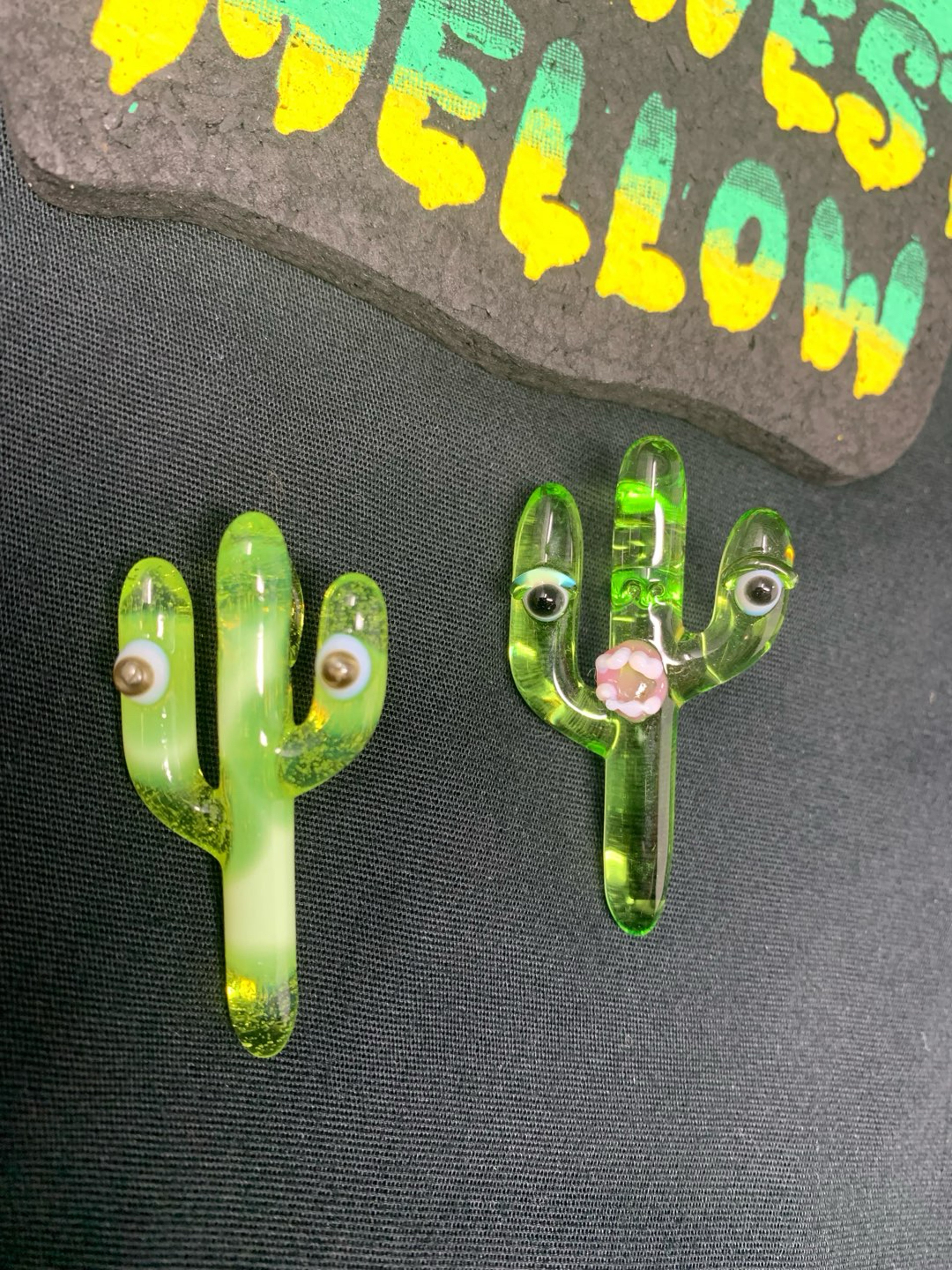 Preview pic of Brian Jacobson Cactus face pendants