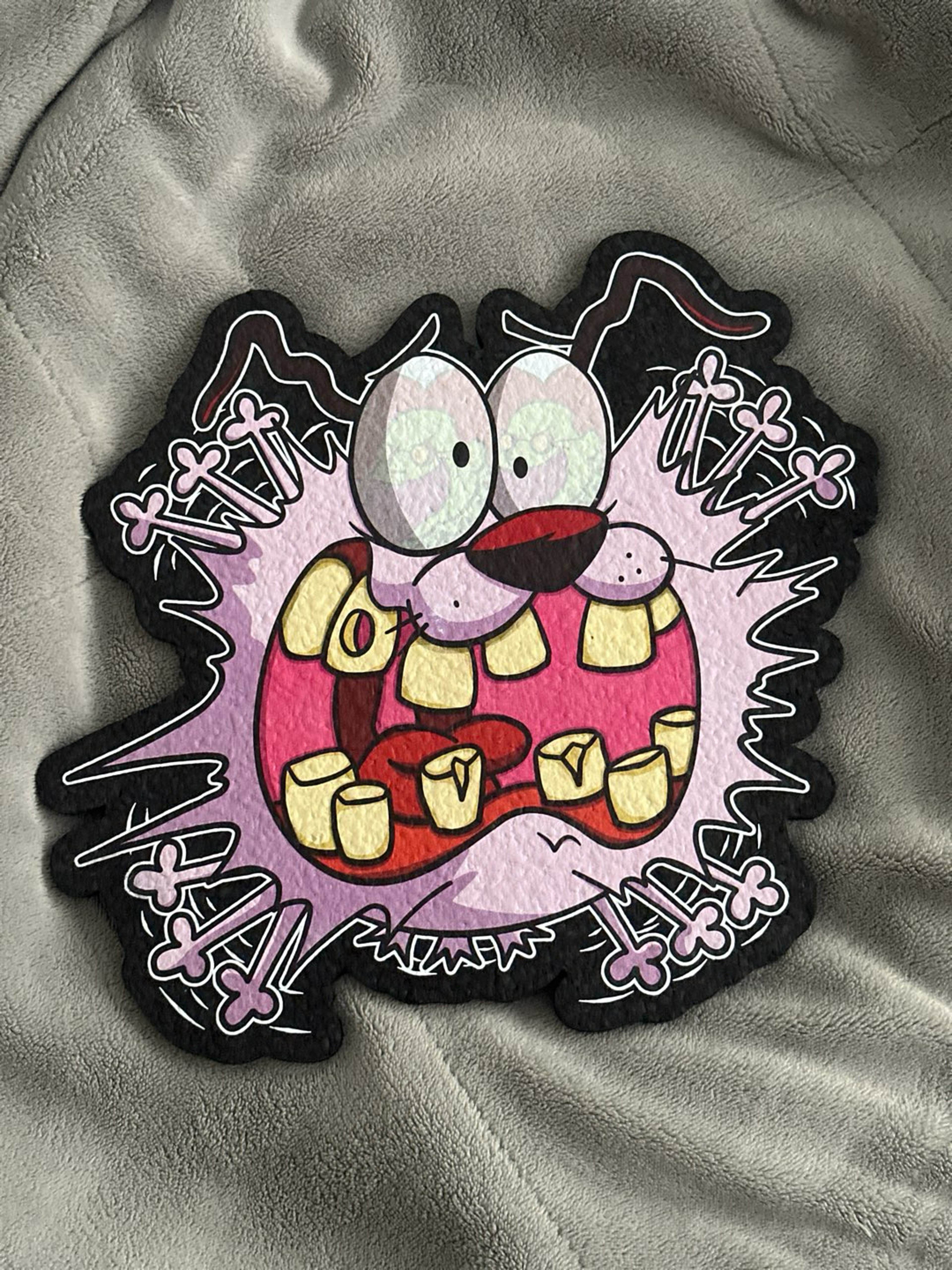 Preview pic of Ruben Reyes Courage the Cowardly Dog Moodmat LE 50