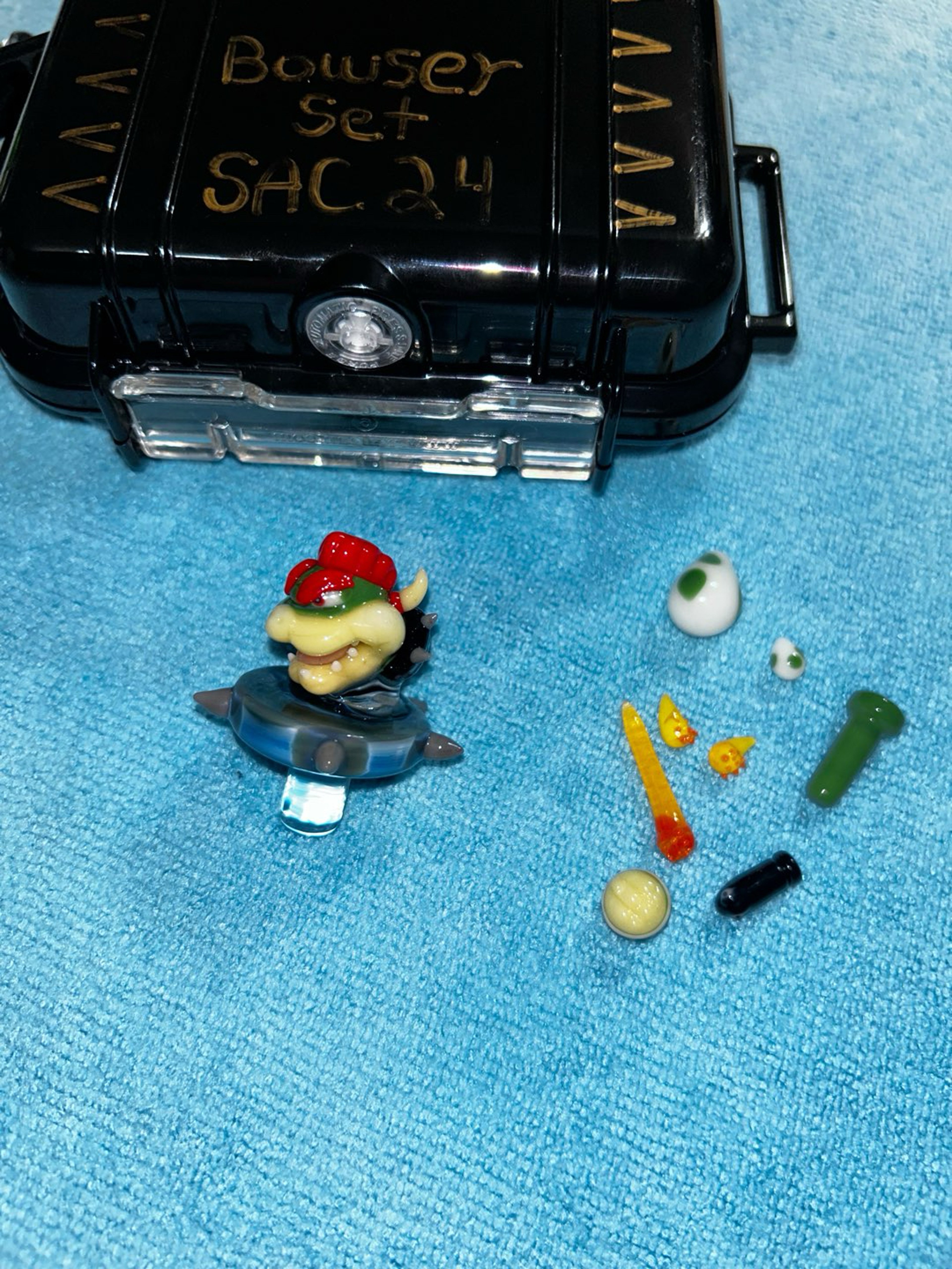 Preview pic of Bowser cap set