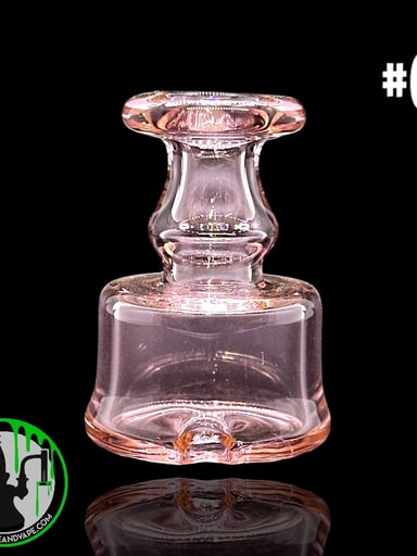 Preview pic of Evol Glass - Puffco Dry Attachment - #6 - Transparent Pink