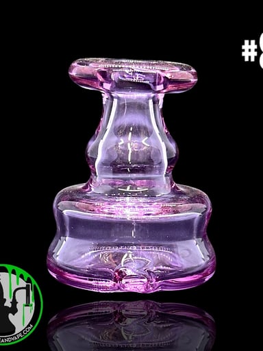 Preview pic of Evol Glass - Puffco Dry Attachment - #8 - Transparent Purple