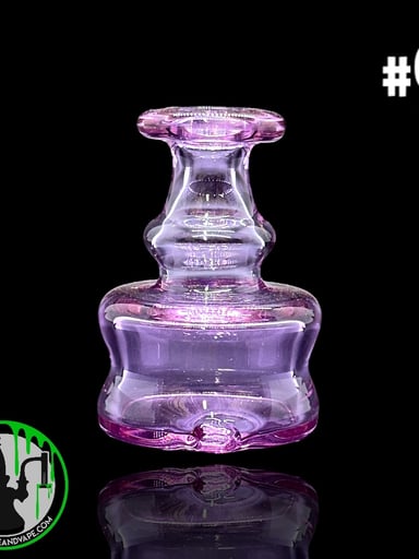 Preview pic of Evol Glass - Puffco Dry Attachment - #9 - Transparent Purple