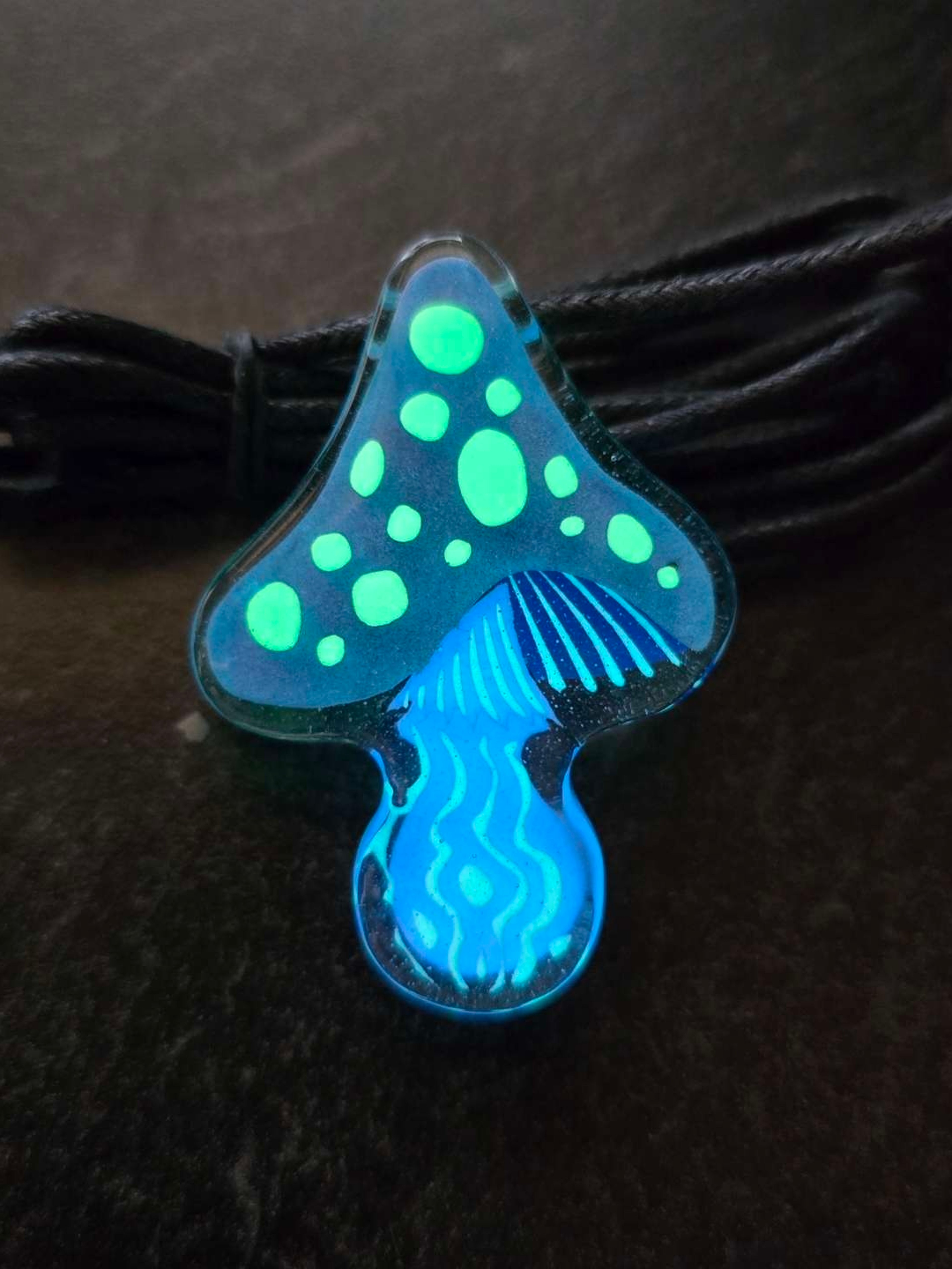 Preview pic of Glow Shroom Layered Pendant