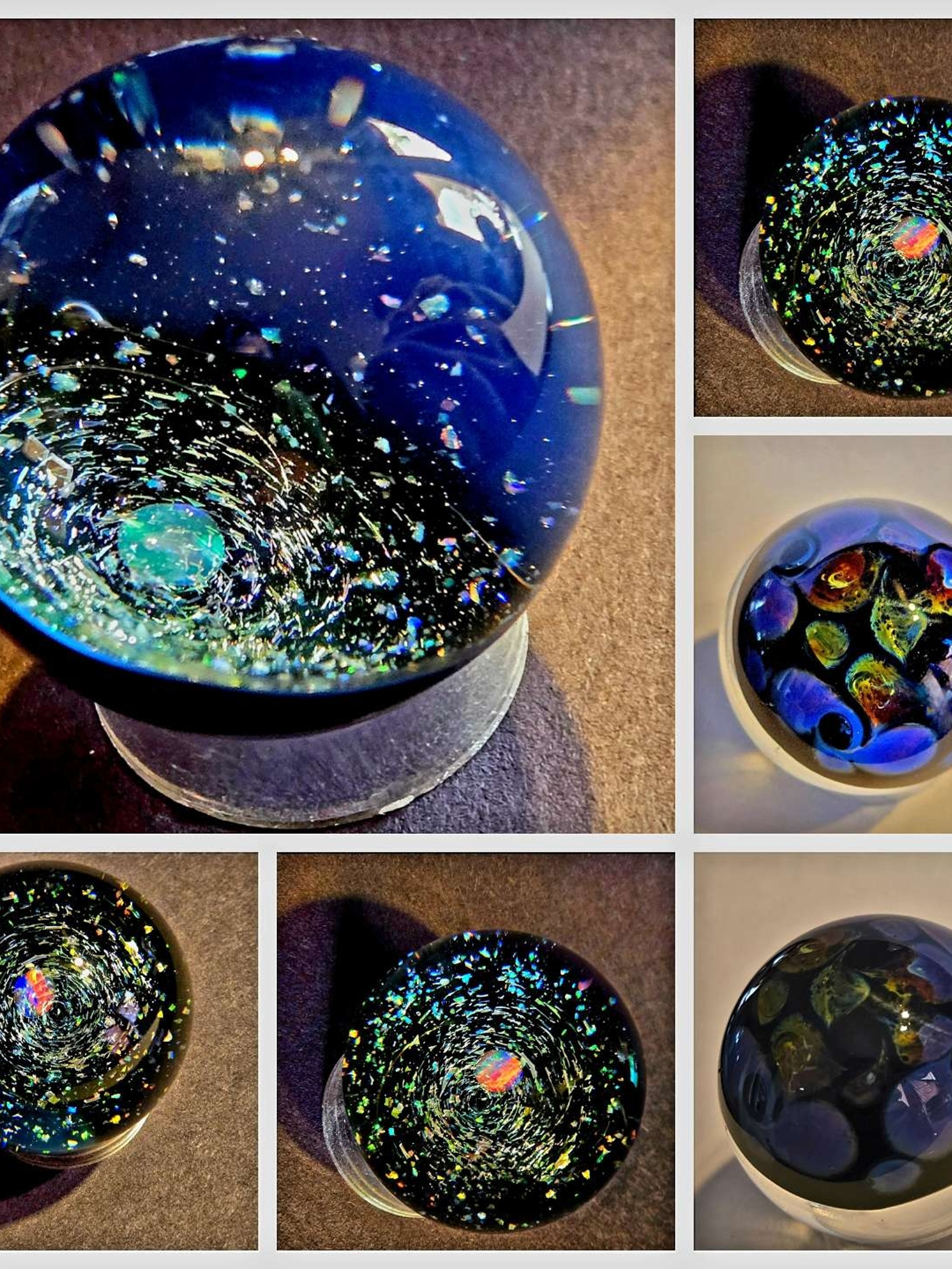 Preview pic of Crushed opal/dicro marble.