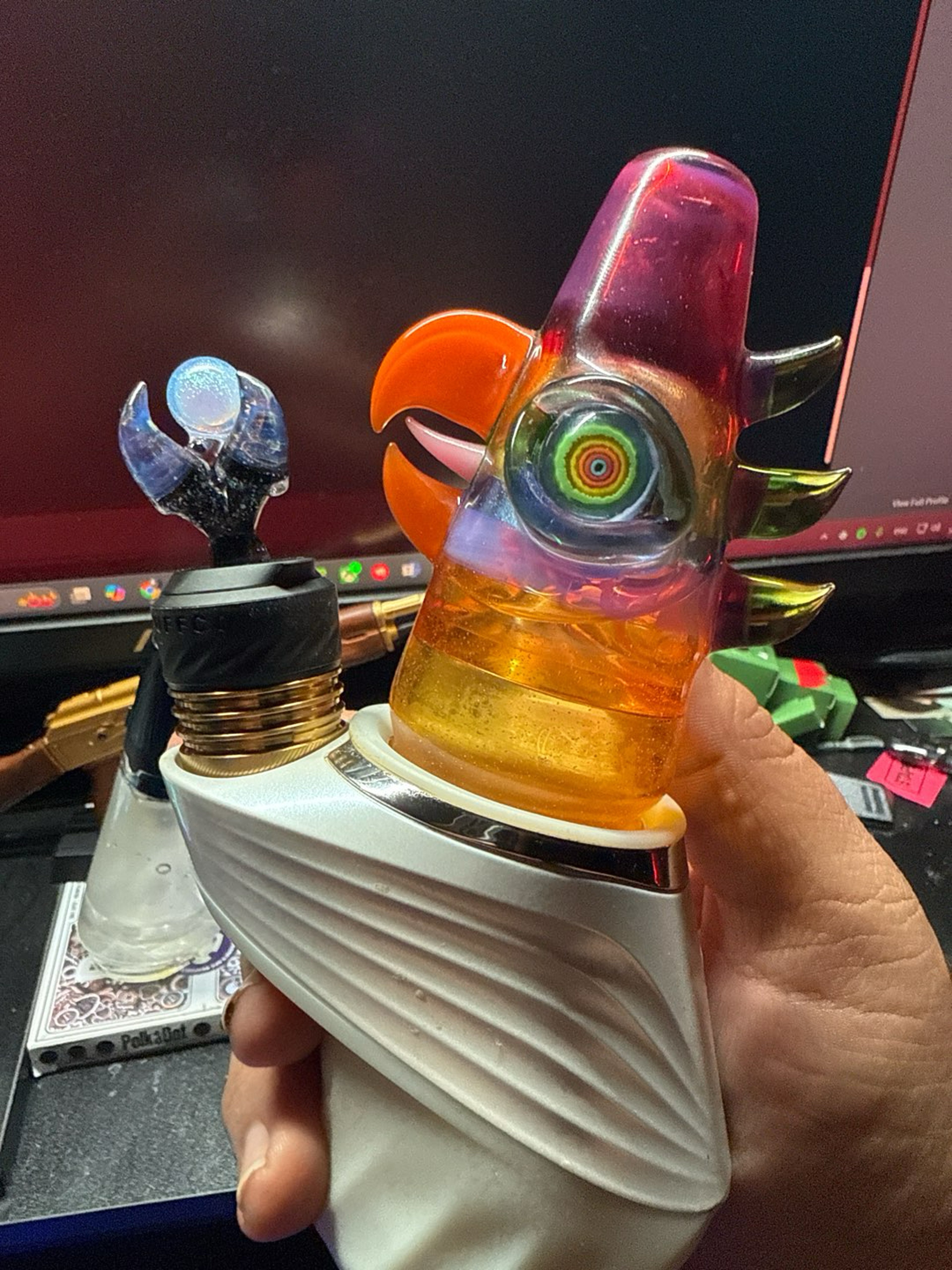 RJ glass top and cap image 0