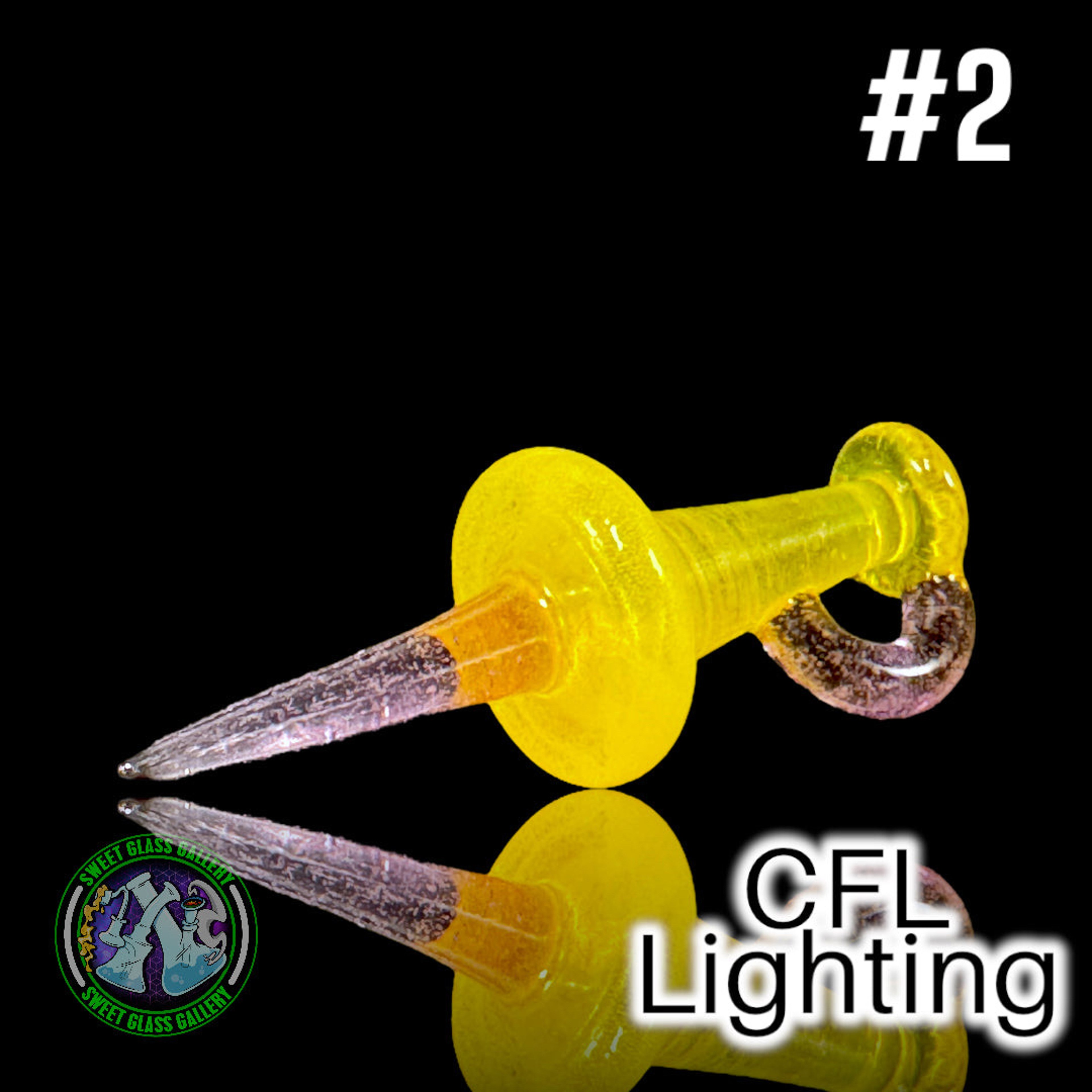 Preview pic of Empty1 Glass - Tack Pendant #2 (CFL)