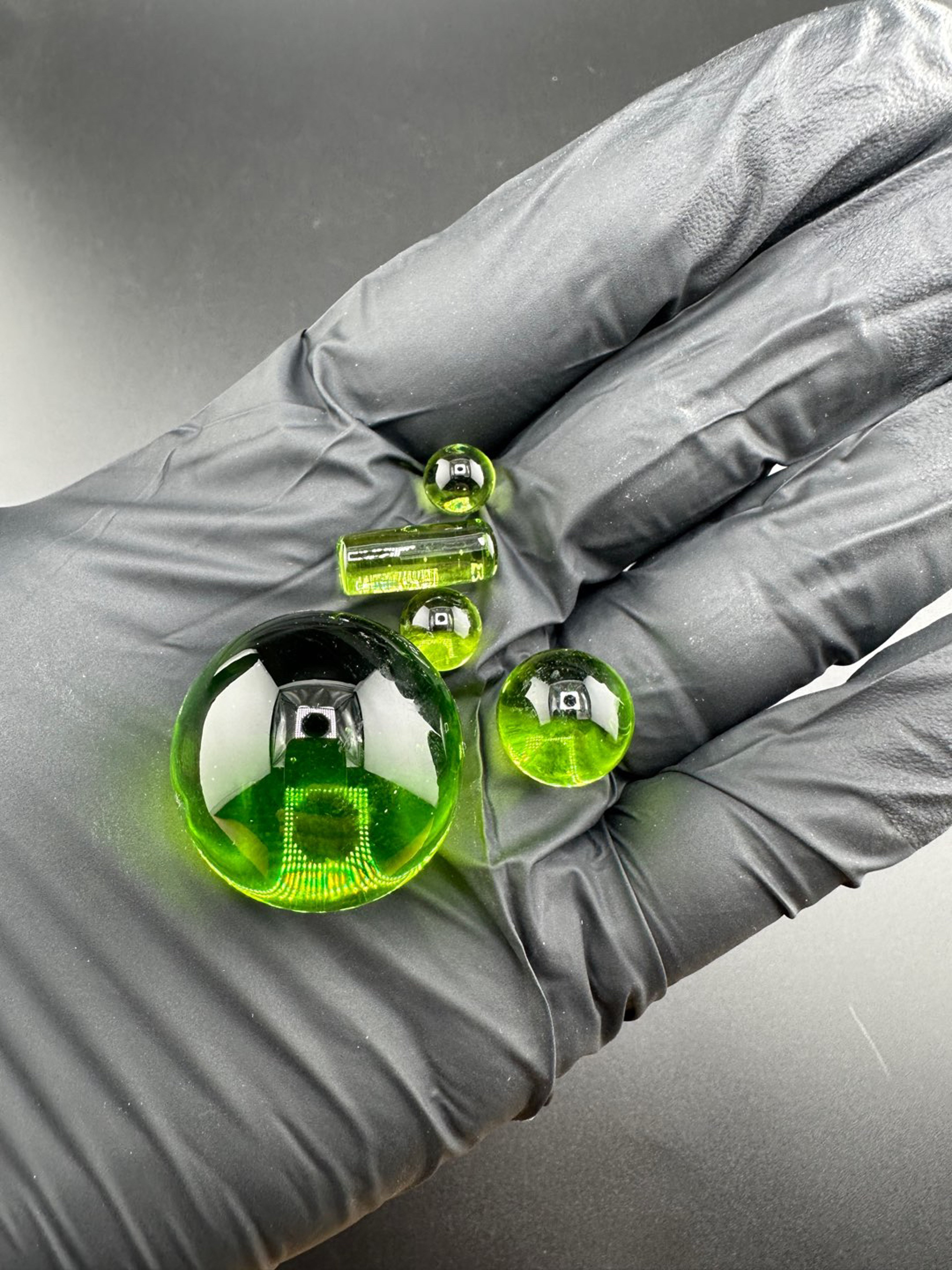 Preview pic of Bowman Glass Slurper Marble set 5pc