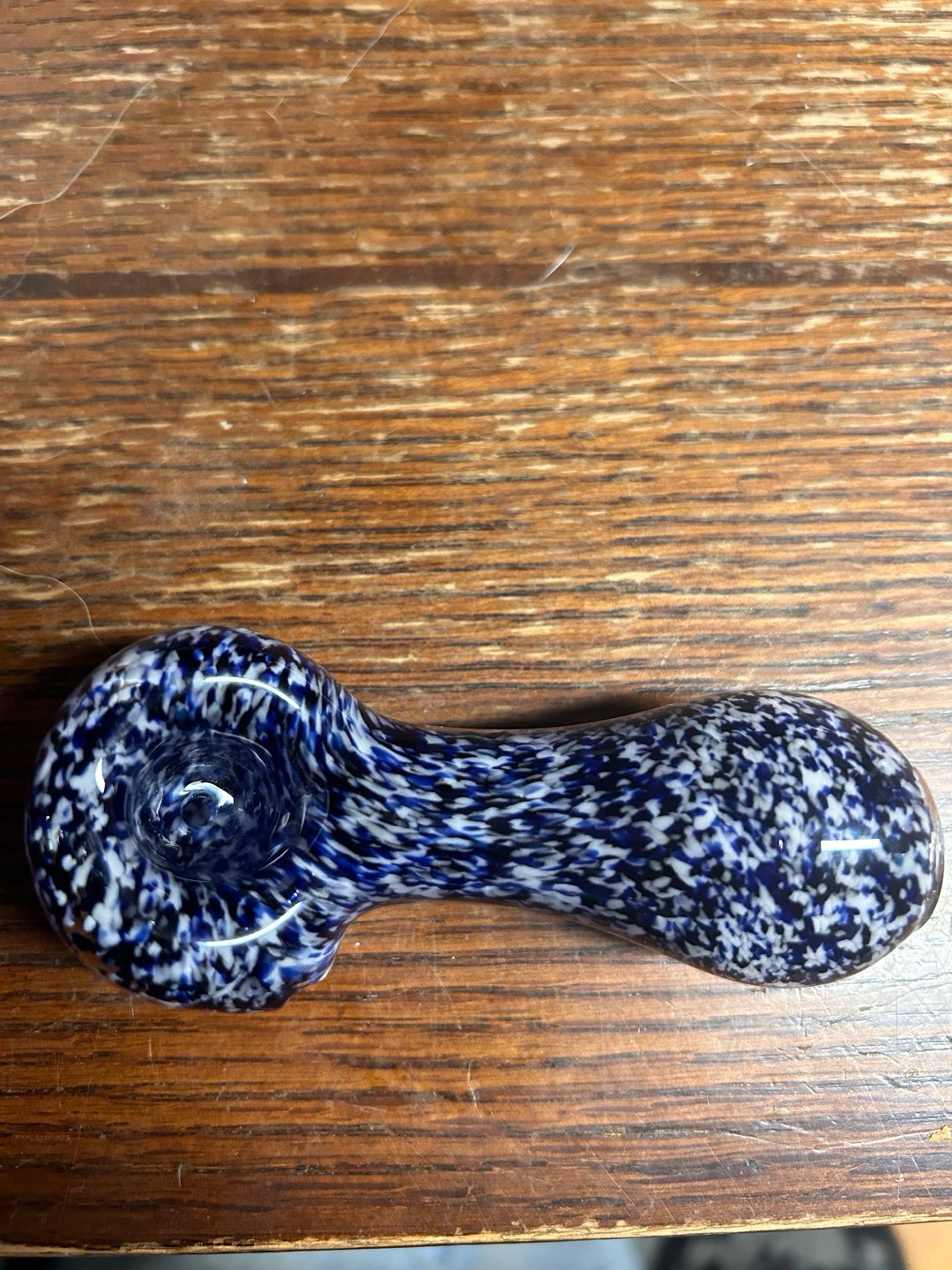 Preview pic of Blue swirled spoon
