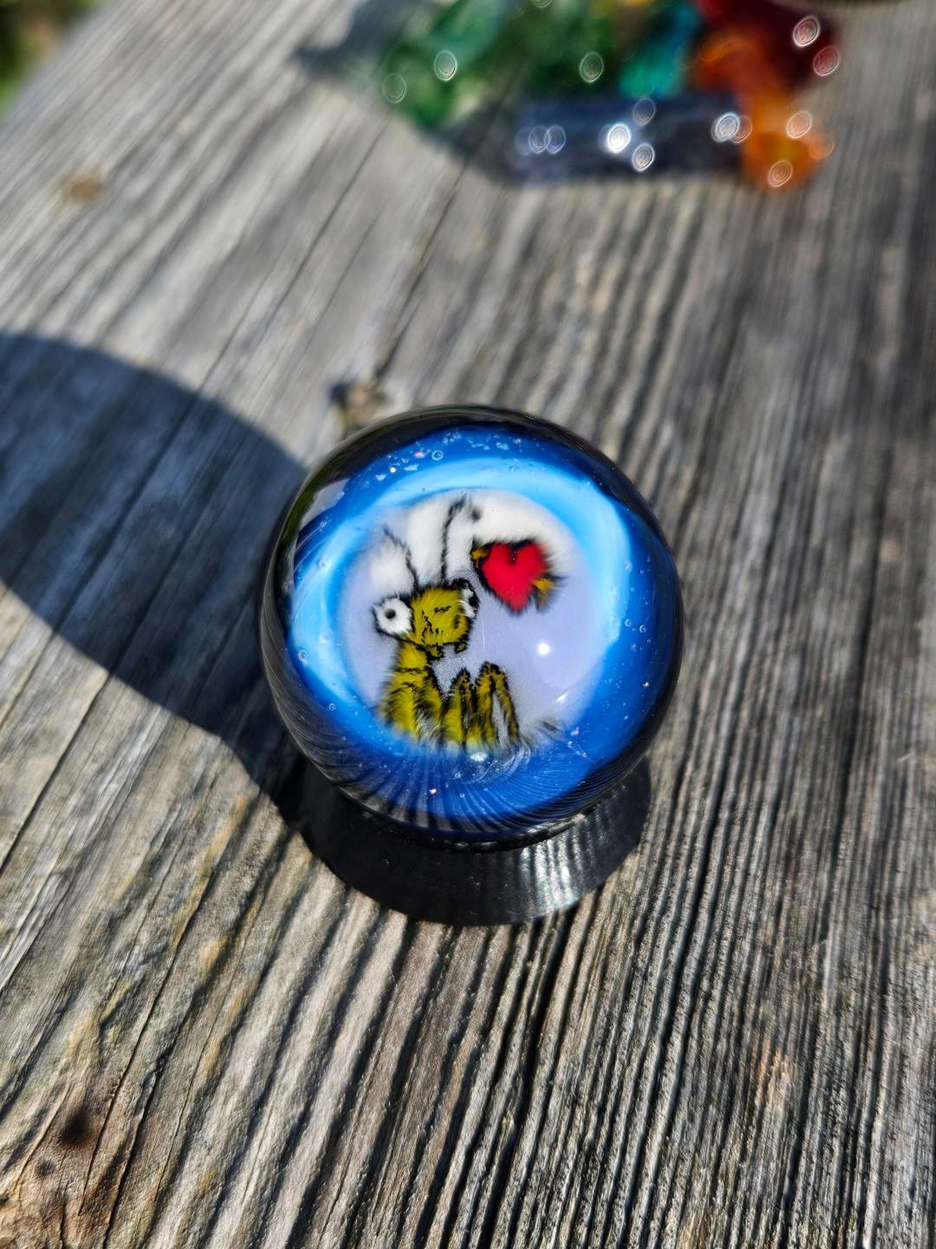 Preview pic of Praying Mantis / fume implosion marble