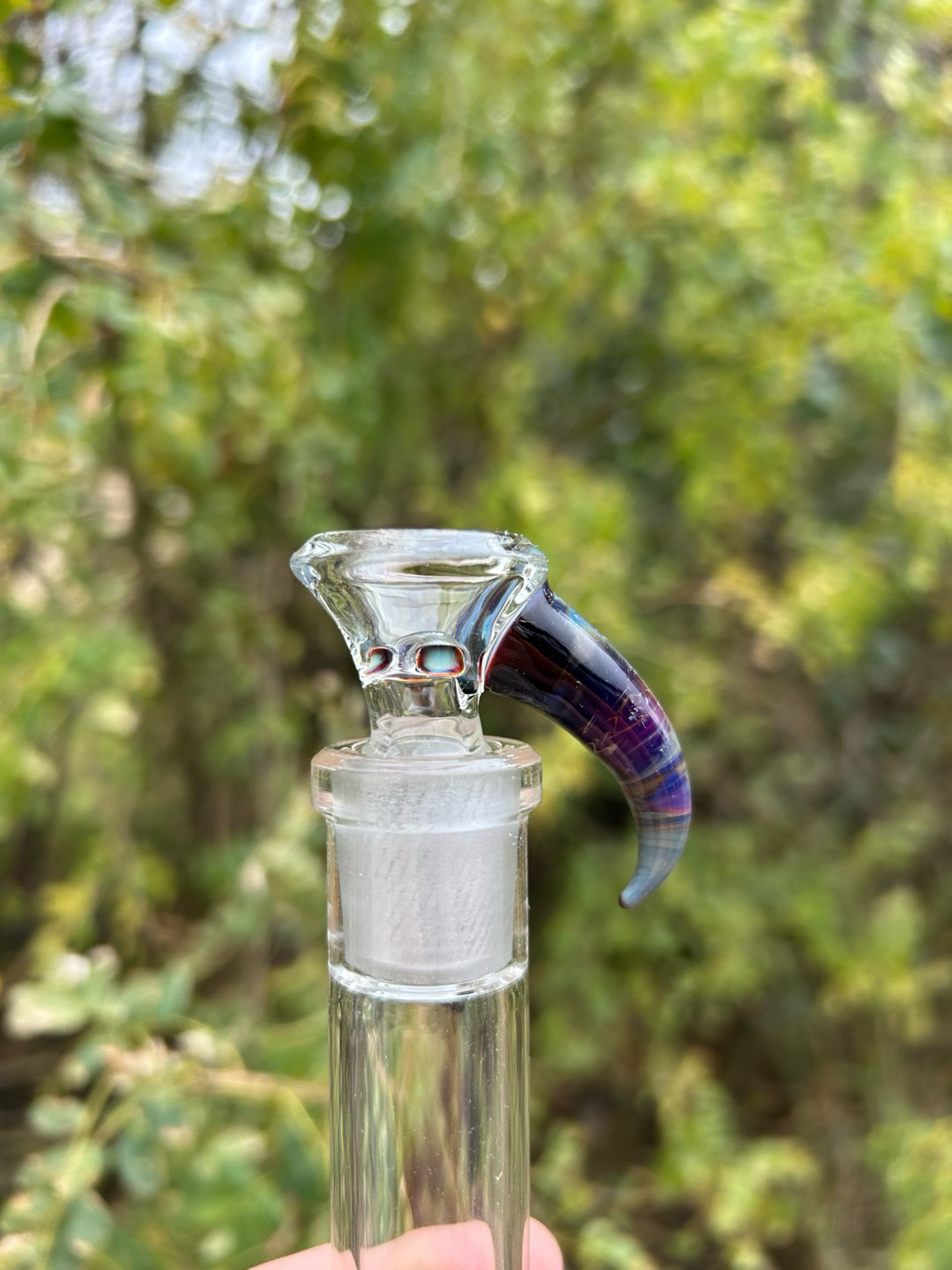 Preview pic of Doubleamberpurple accented 14mm slide