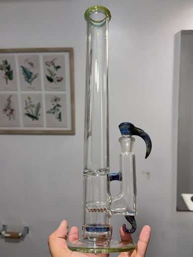 Preview pic of Custom Net to 2 Hole Blue Amber Purple