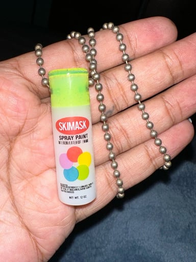 Preview pic of Ski Mask Slime Spraycan Pendant