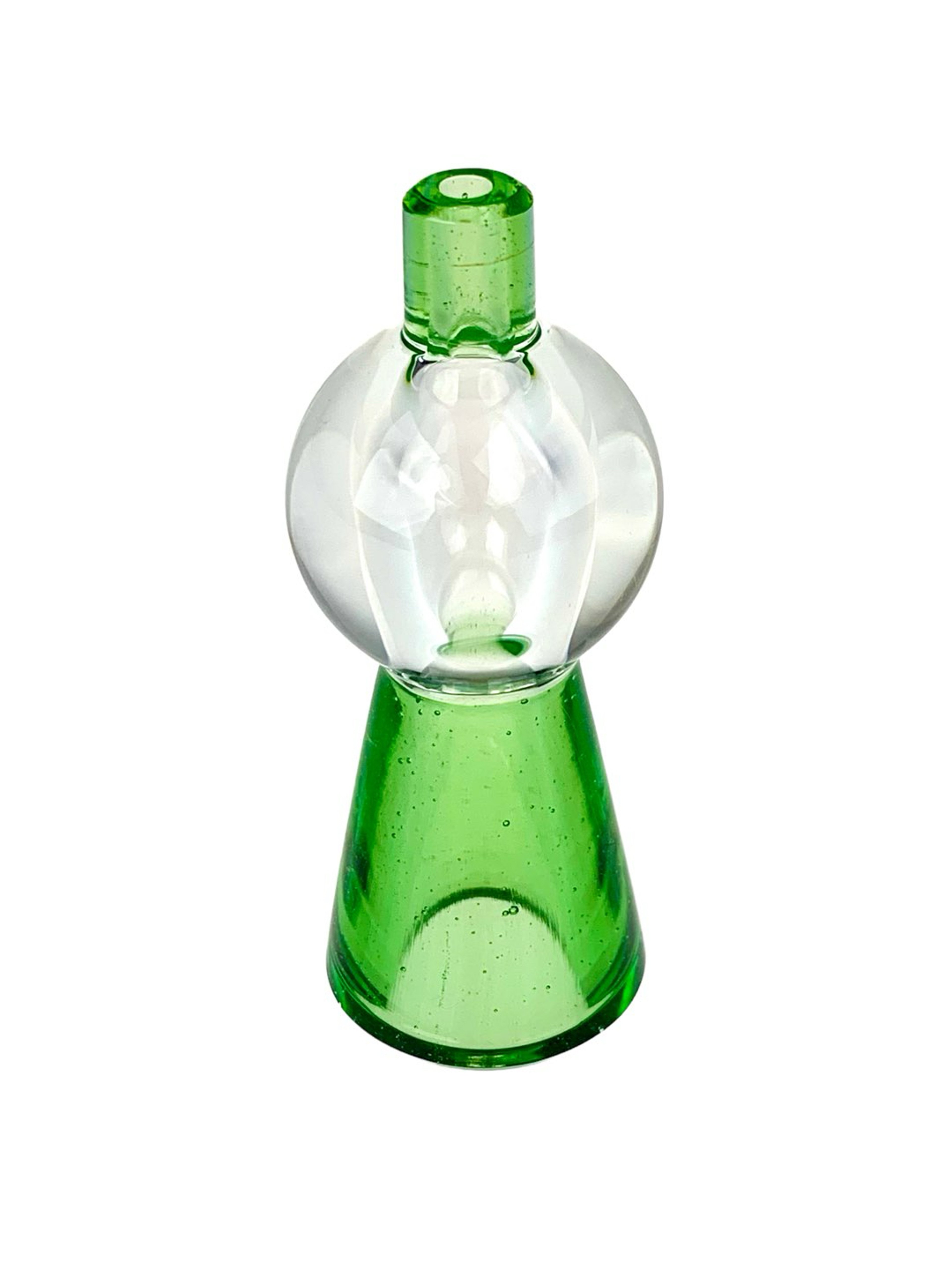 Gemini Art Glass Swamp Green “Booblay” Cap image 0