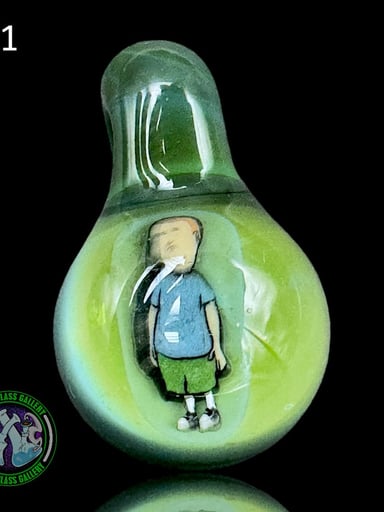 Preview pic of Keys Glass - Pendant #11 - Bobby King Of The Hill