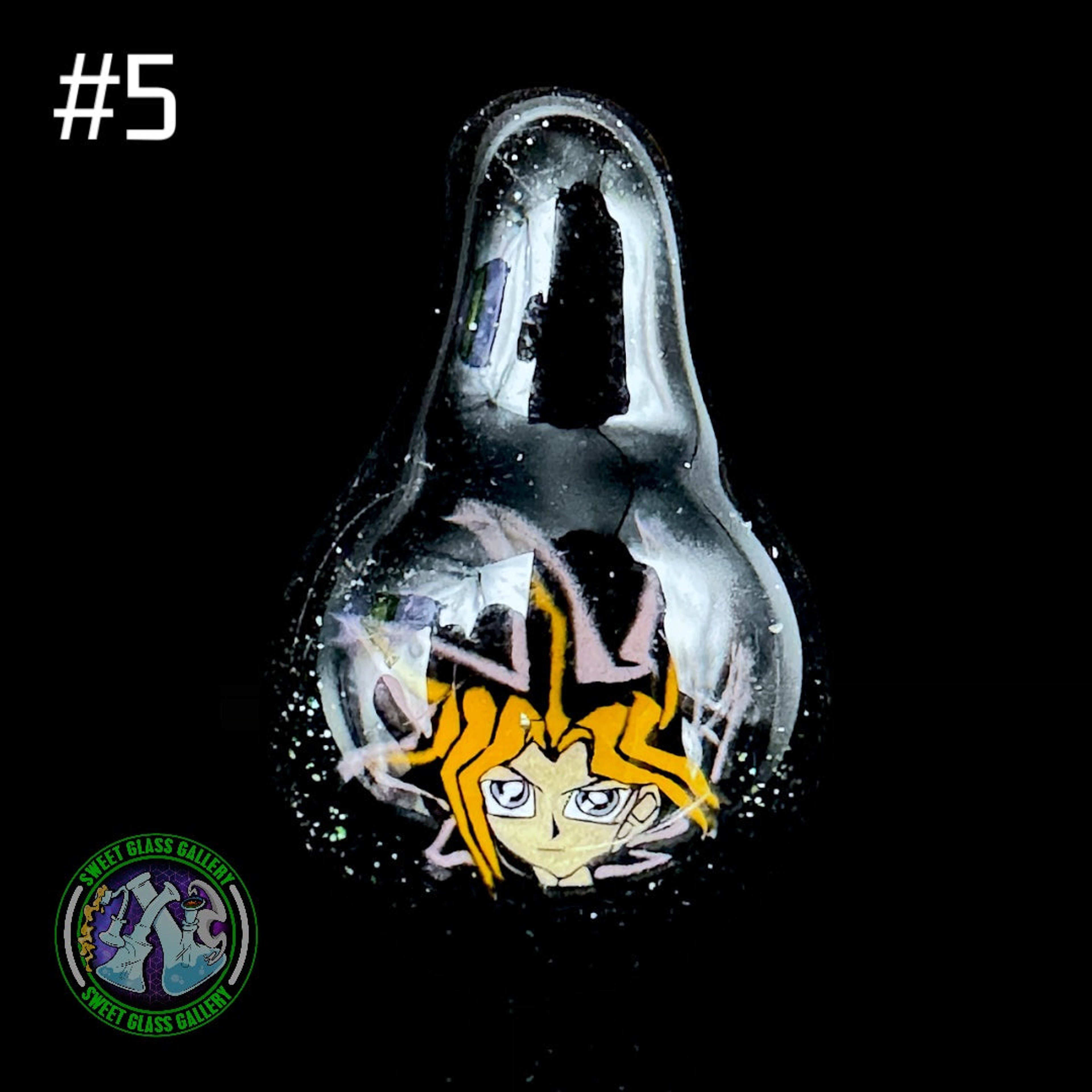 Keys Glass - Pendant #5 - Yugi Muto Yu-Gi-Oh! image 0