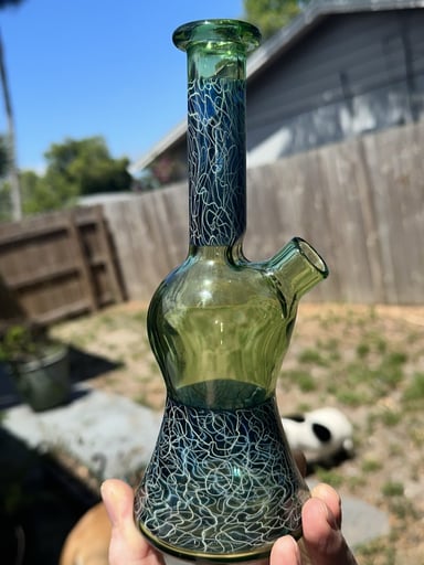 Preview pic of Custom straight tube! comes with 2 removable downstems. 2 hole and a 6 hole down stem.