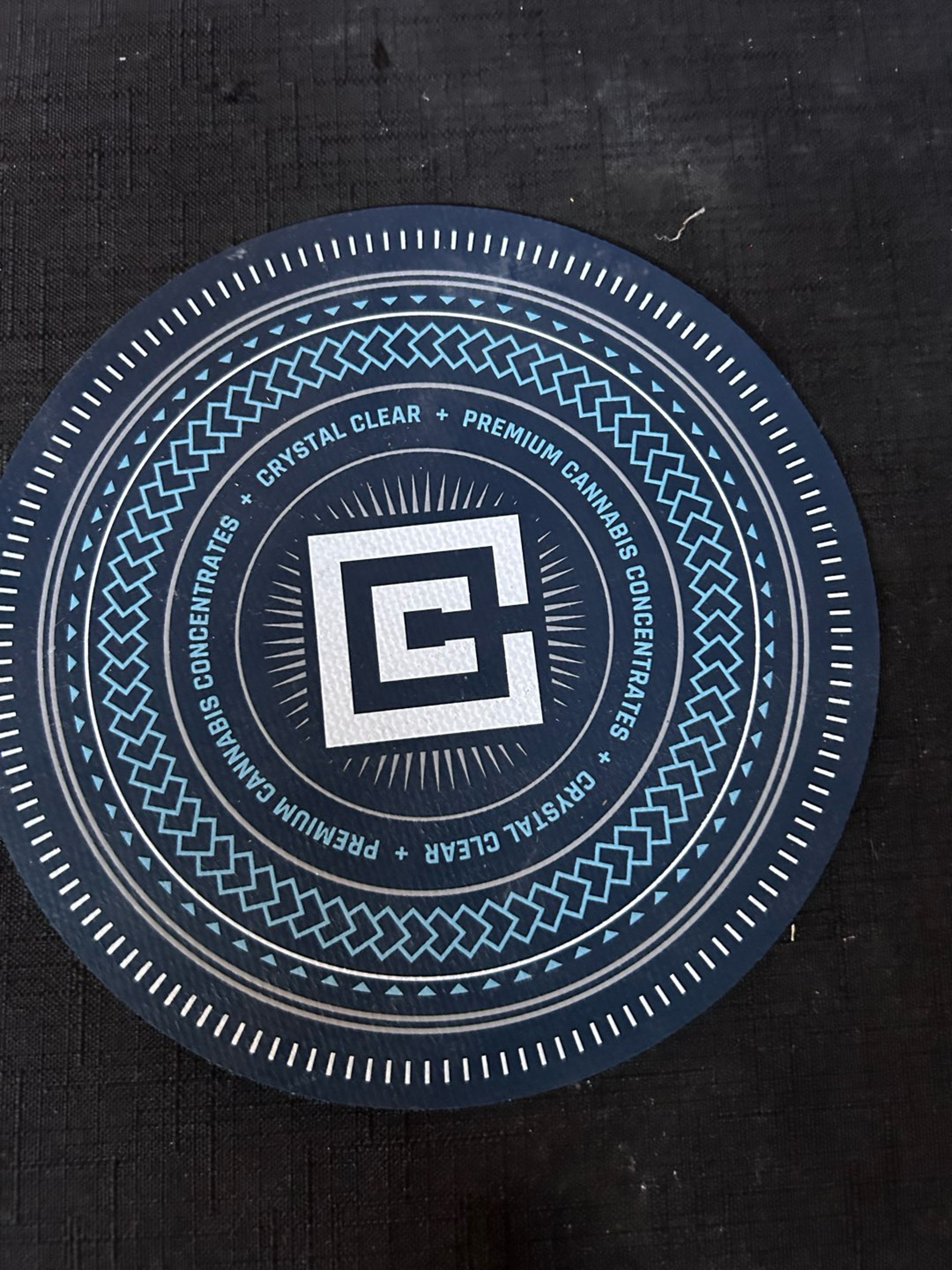 Preview pic of Glass company dab mat