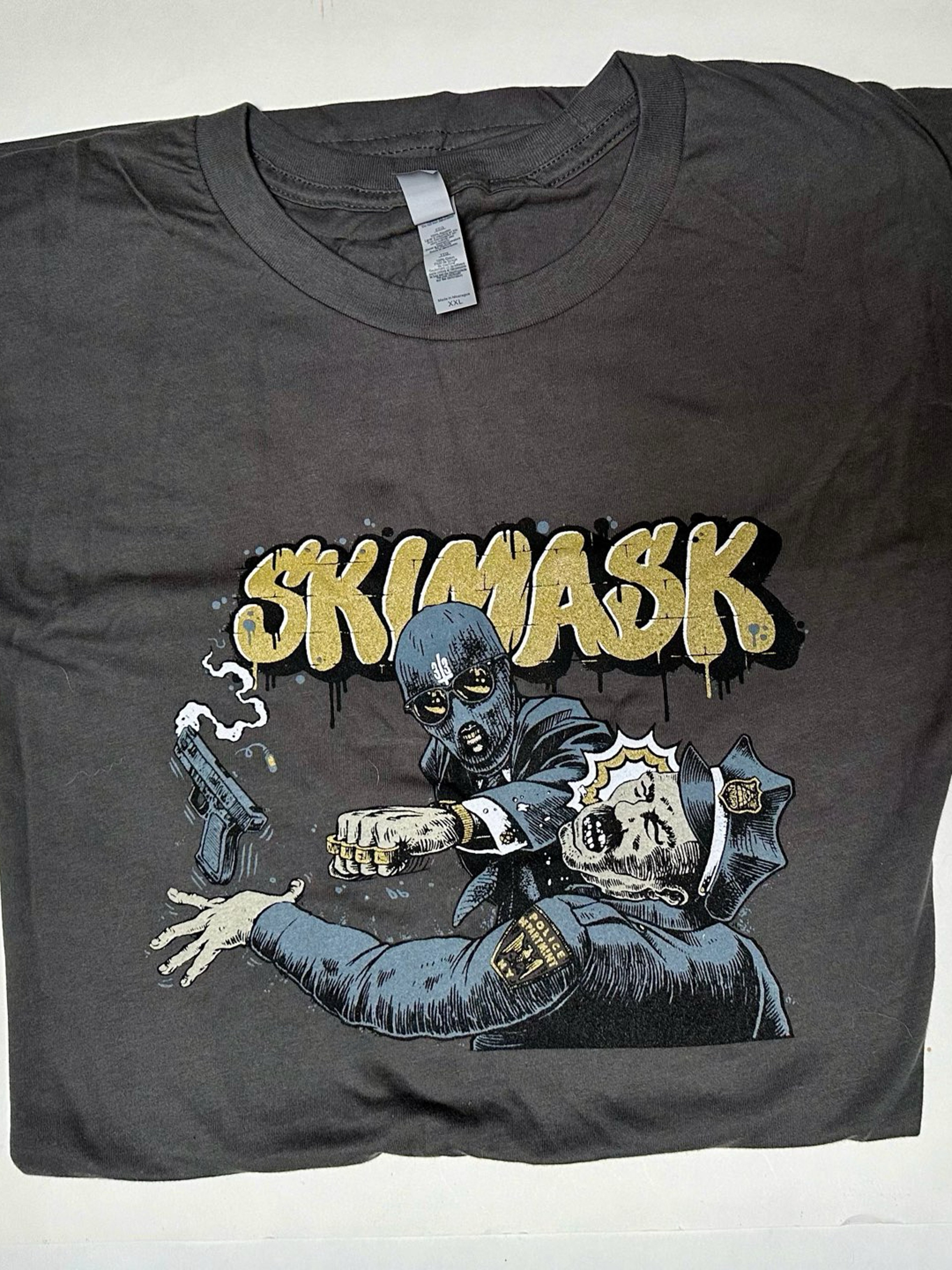 Preview pic of Ski Mask Glass Cop Punch XXL T - Brand New