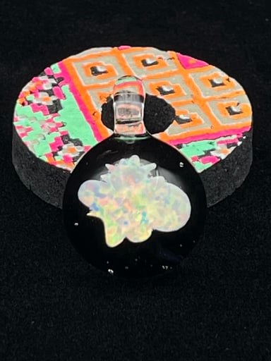Preview pic of Plasma Slug 1/1 Opal Encased Pendant by JBFT