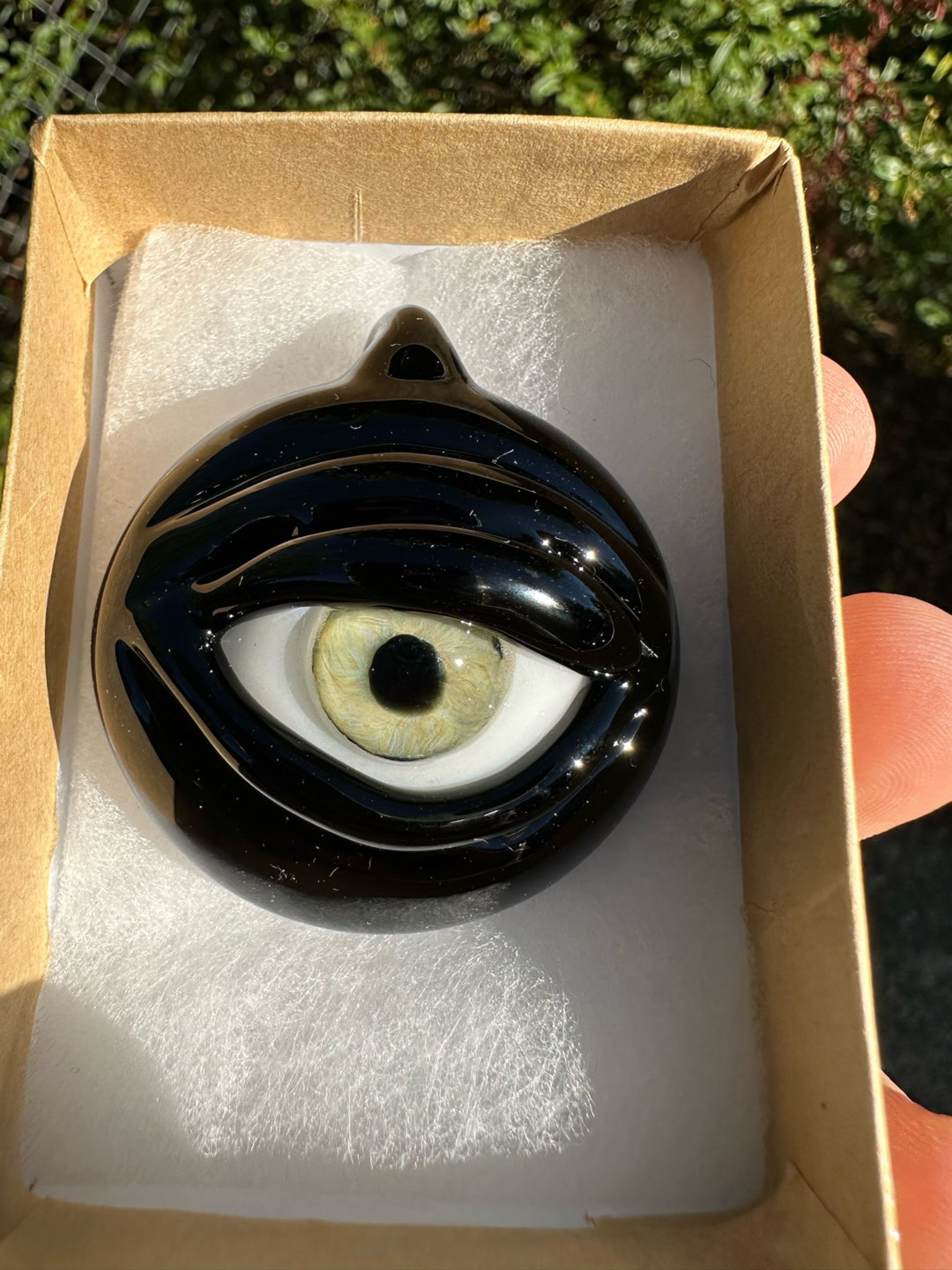 Preview pic of Eye pendant by Blueshift Glass