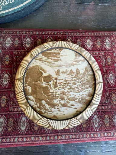 Preview pic of 5” wood mat