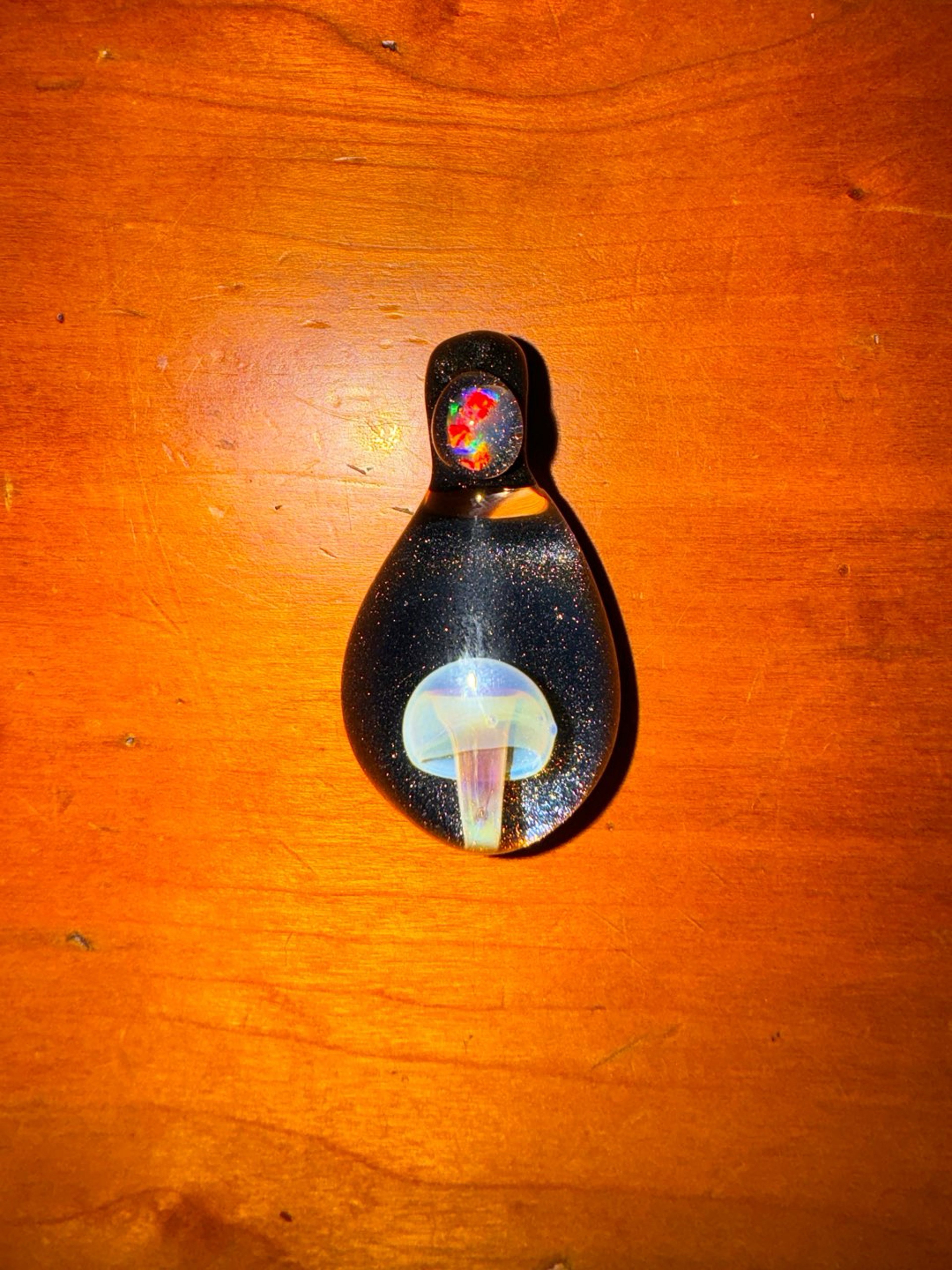 Preview pic of Mushroom pendant with opal
