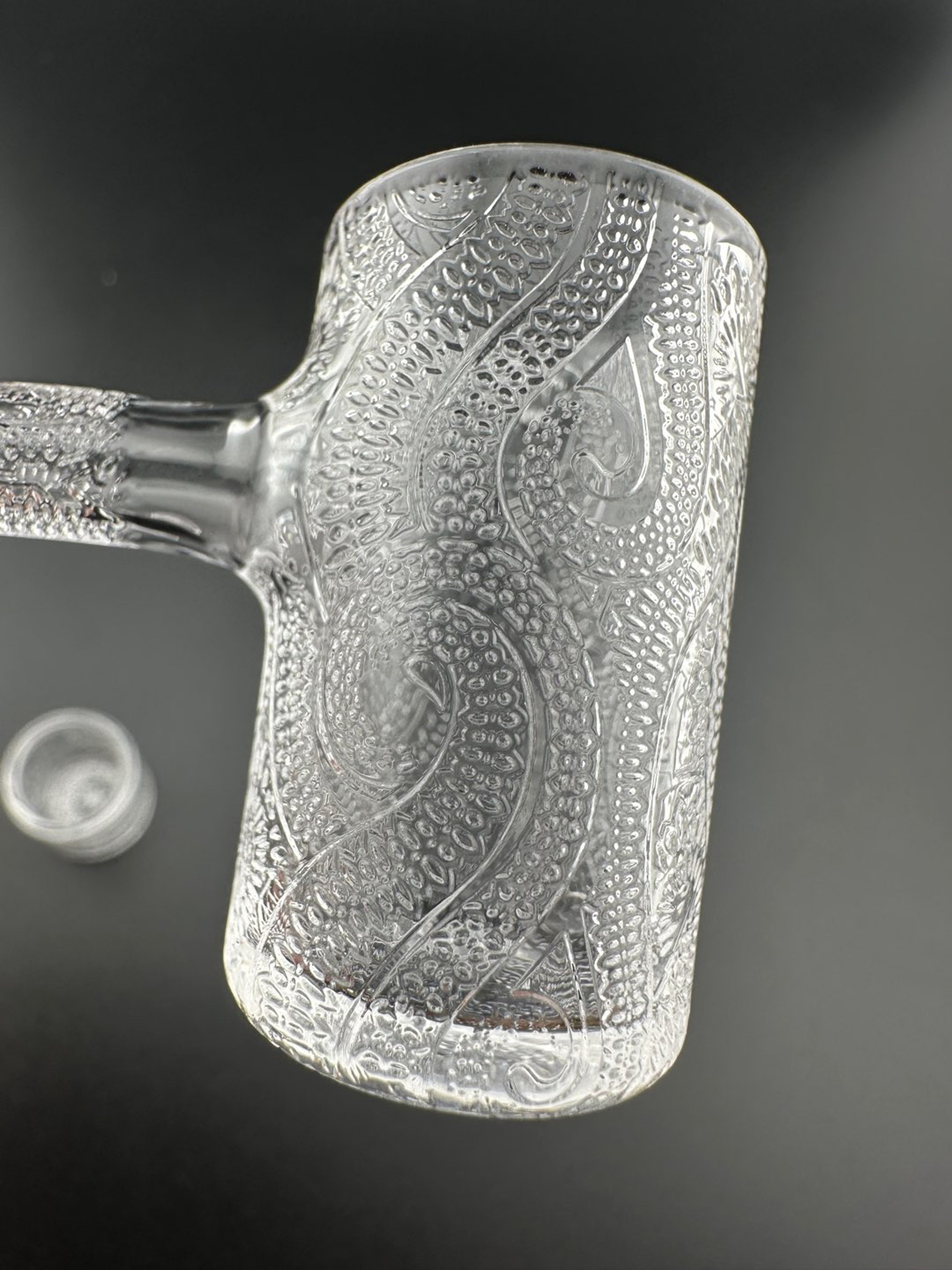 Preview pic of Evan Shore Etched Quartz Banger + Etched Drop in