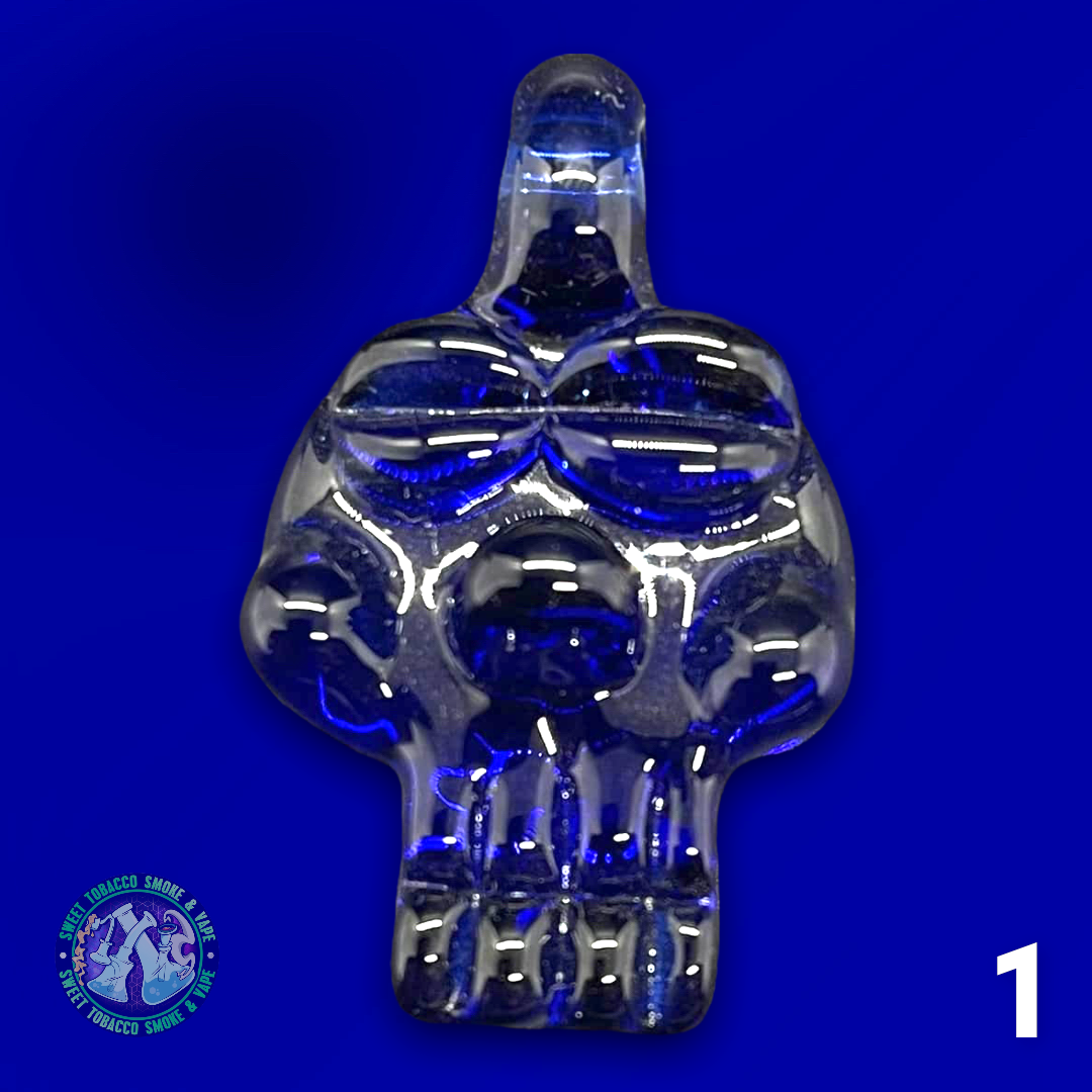 Preview pic of Phantomz Glass - Funky Head Pendant