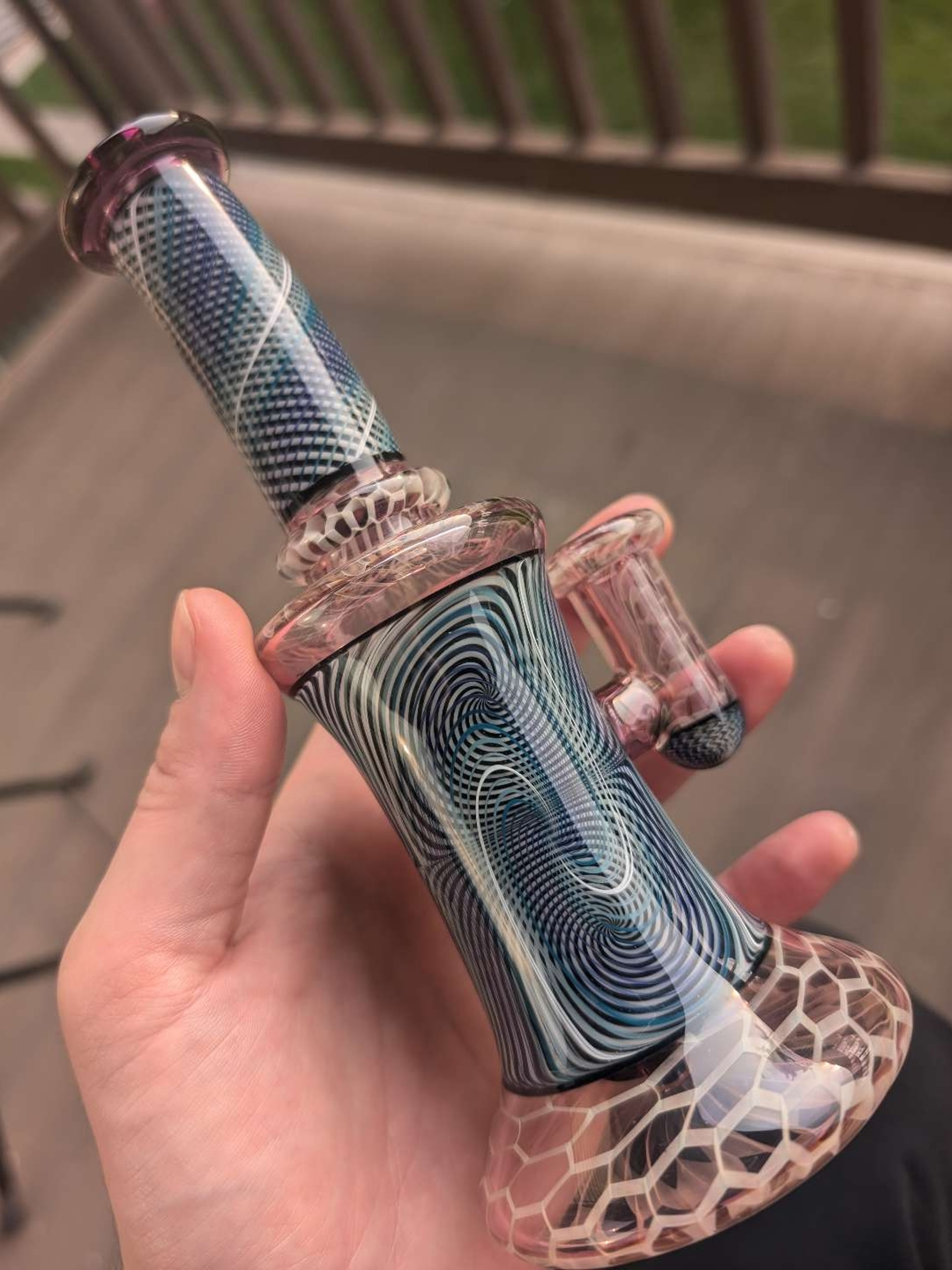 Preview pic of Jareds x Teurfs Collab Hypnotower Gold Amethyst