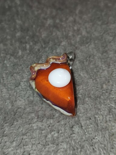 Preview pic of Pumpkin pie pendant by Renee Patula
