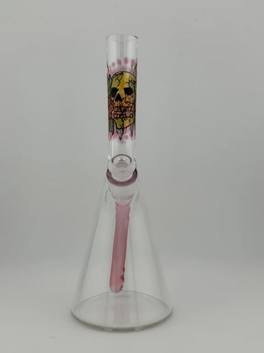 Preview pic of Windstar Glass Skull & Roses Simple Tube