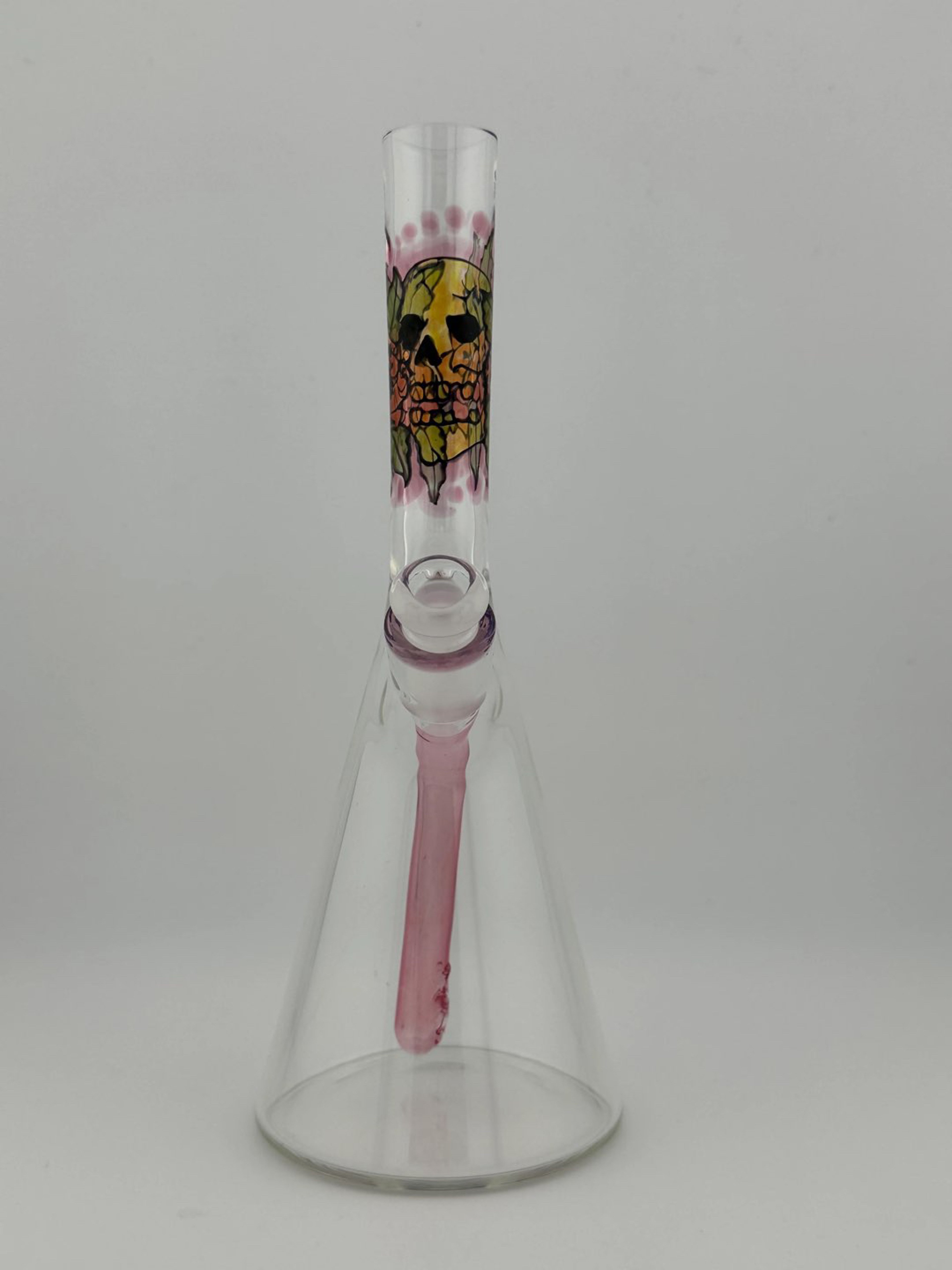 Preview pic of Windstar Glass Skull & Roses Simple Tube