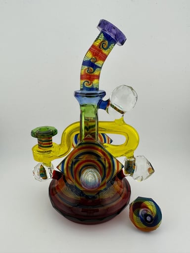 Preview pic of JD Maplesden x Cowboy Glass Rainbow Worm Hole