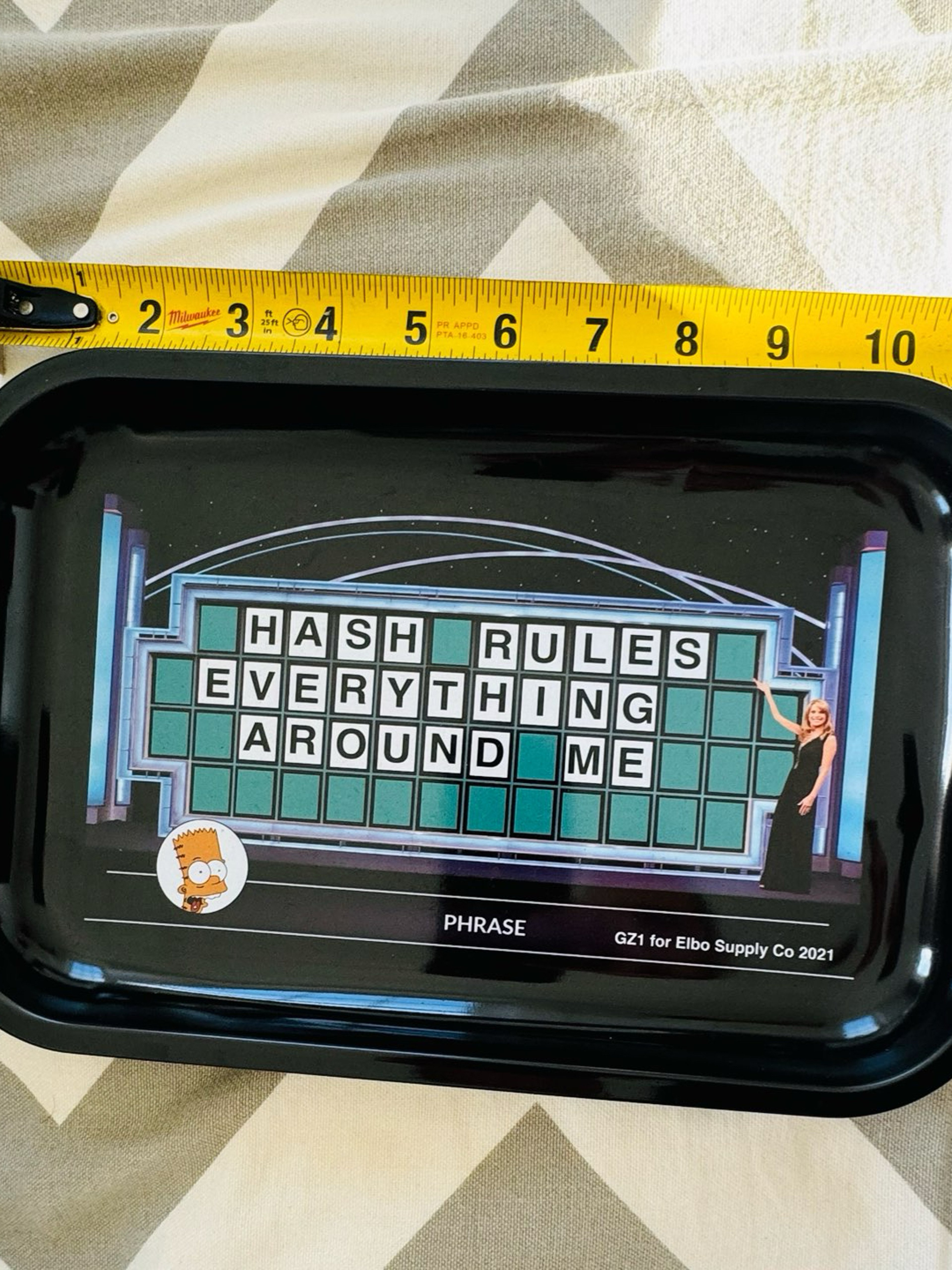 Preview pic of H.R.E.A.M ELBO Collectable Tin Tray Large *