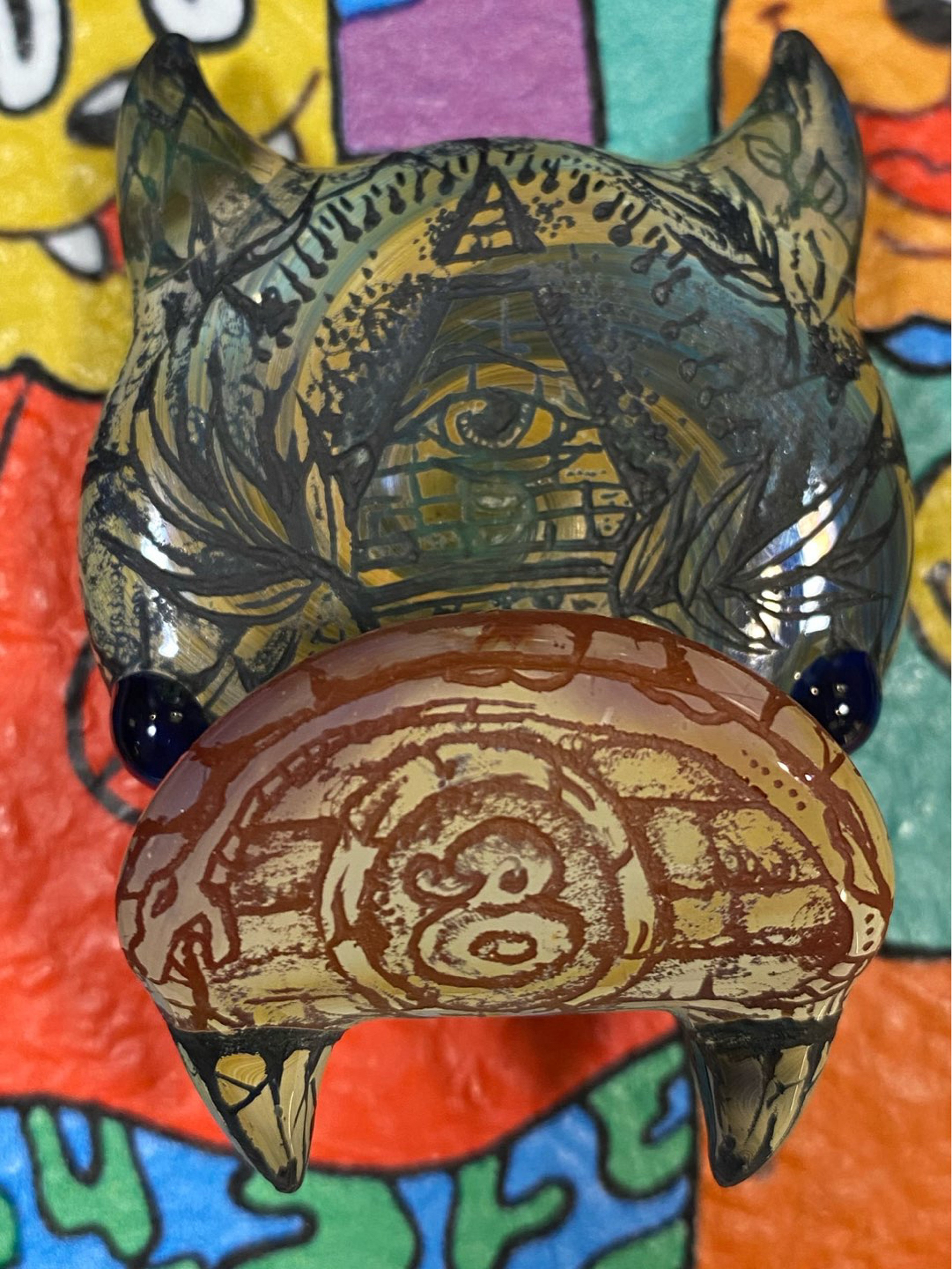 Preview pic of Ryno x Trevy Metal Carved Duck Pendant
